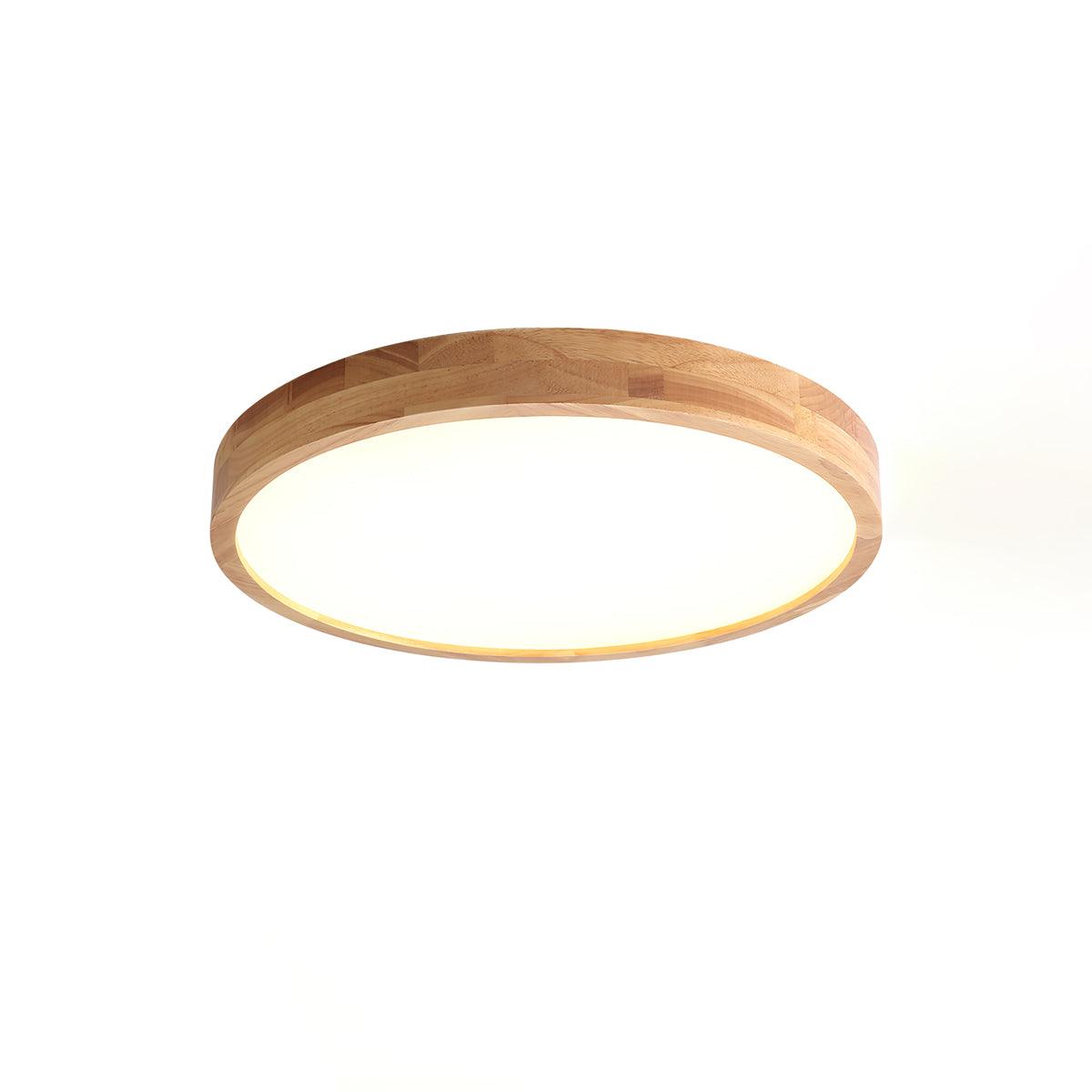 Hano Wooden Geometric Ceiling Light - Neutralighting