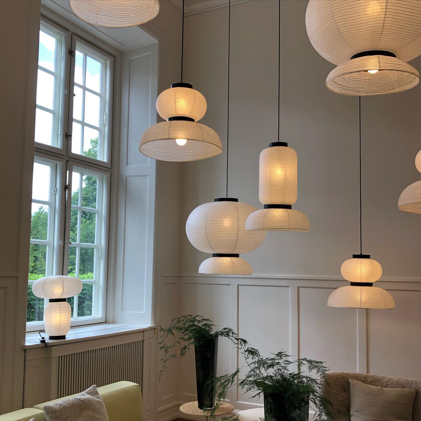 Handcrafted Xuan Paper Hanging Lamp