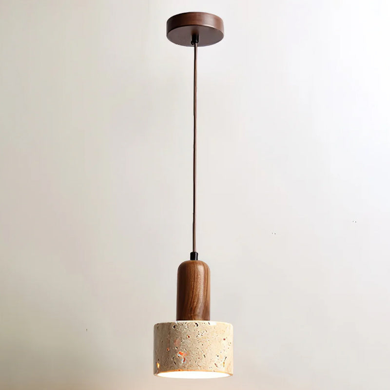 Ritta Travertine Pendant Light Six Style - Neutralighting