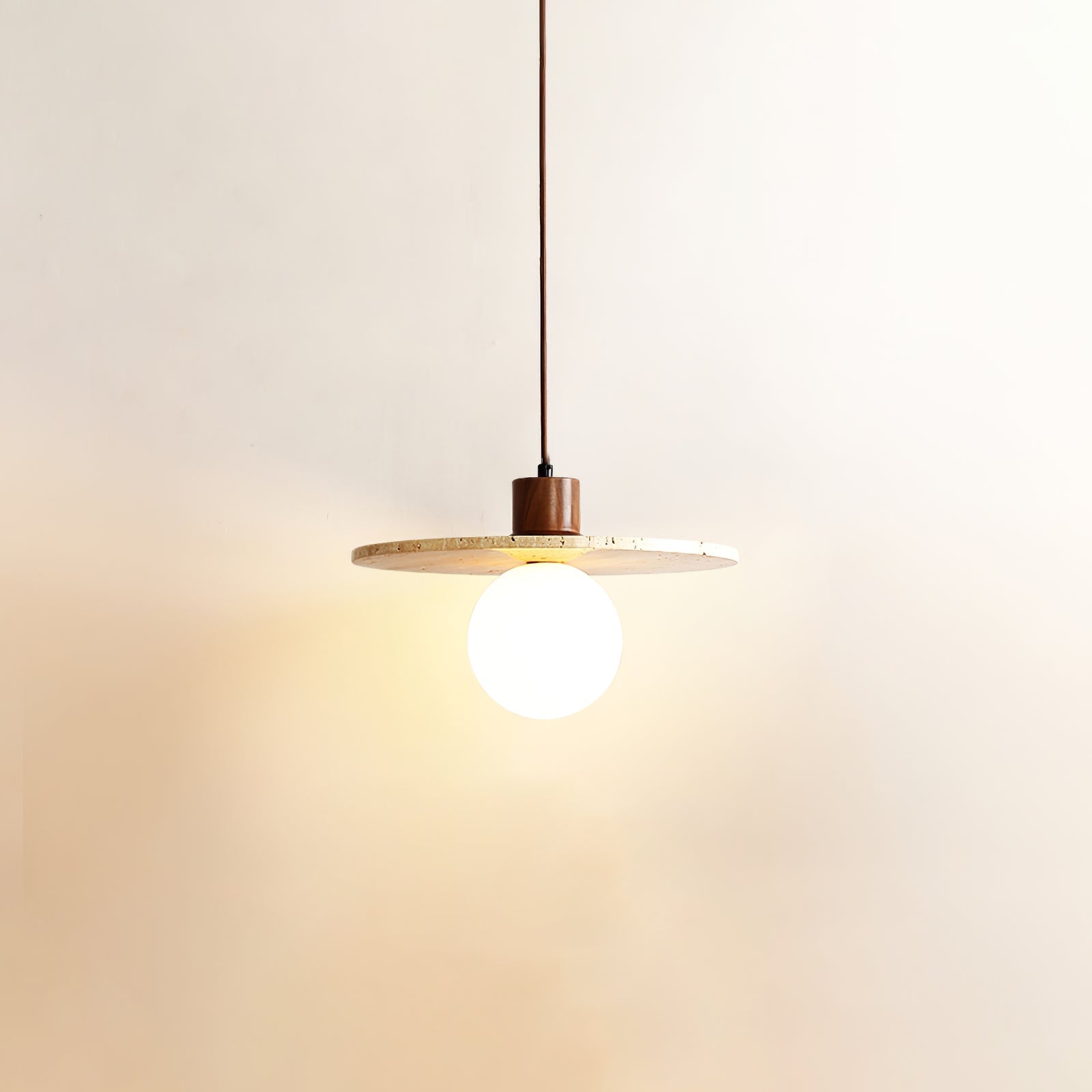 Ritta Travertine Pendant Light Six Style - Neutralighting