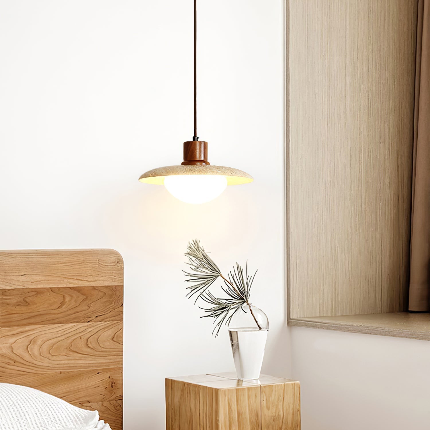 Ritta Travertine Pendant Light Six Style - Neutralighting