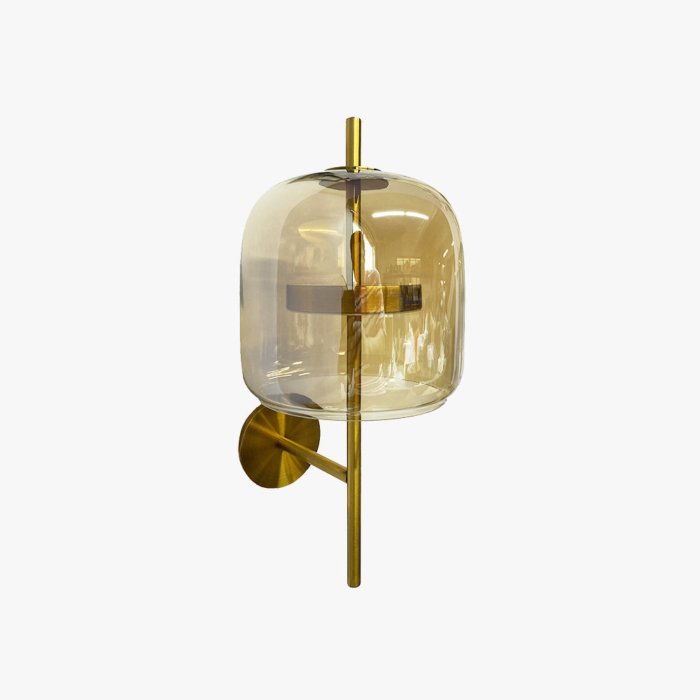 Arisha Modern Indoor Wall Lamp Metal Glass Bedroom - Neutralighting