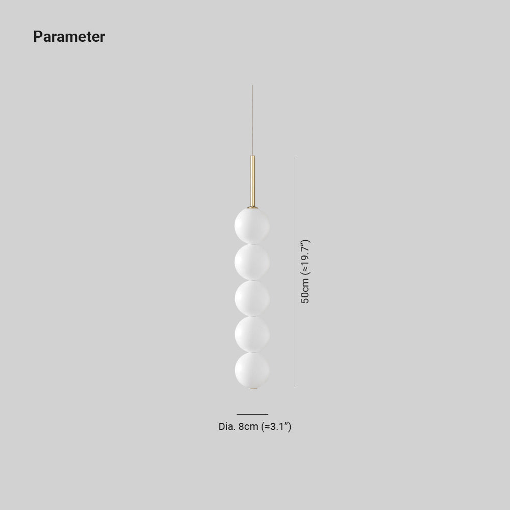 Valentina Pendant Light White Bubble Nordic - Neutralighting