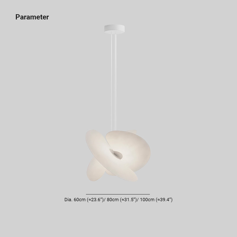 Ritta Chandelier White Nordic Creative Fabric Living Room Dining Room - Neutralighting