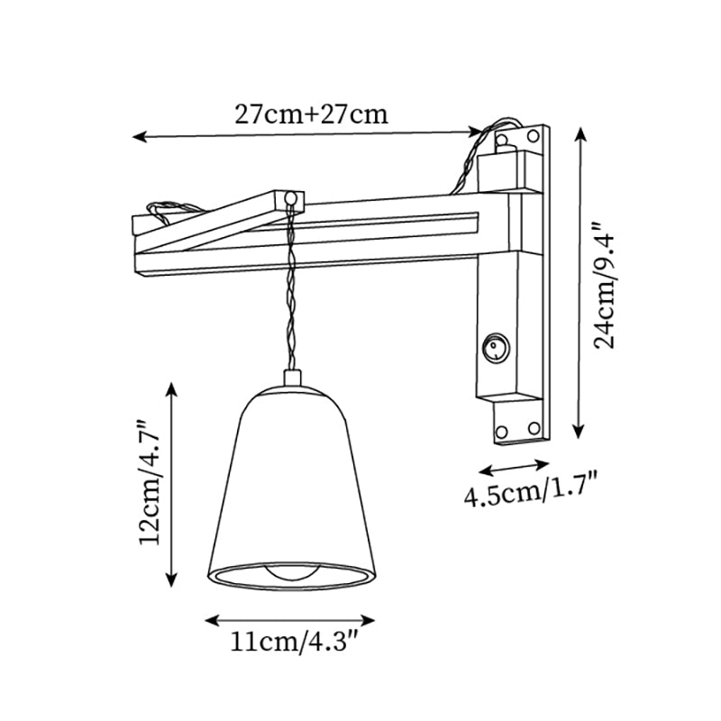 Wall Lamp with Travertine Cylinder Shade for Minimalist Ambiance - Neutralighting