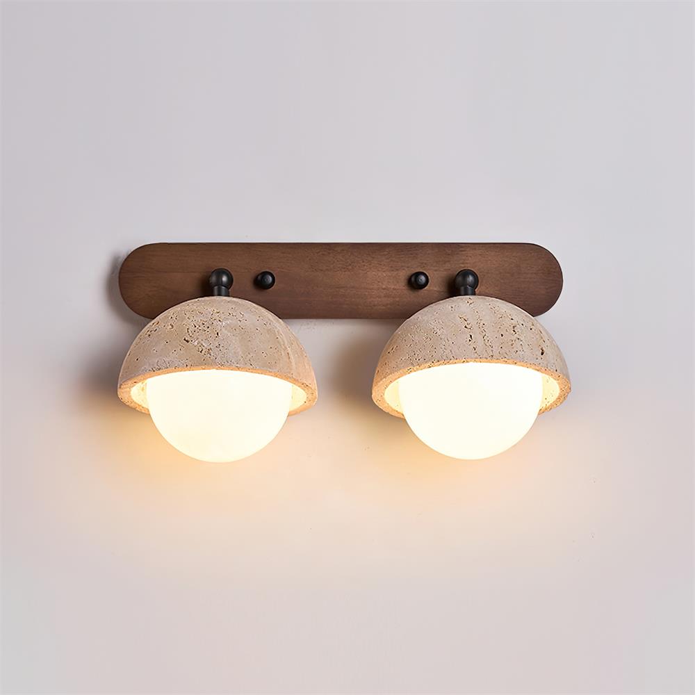 Gavilo Travertine Double Wall Lamp - Neutralighting