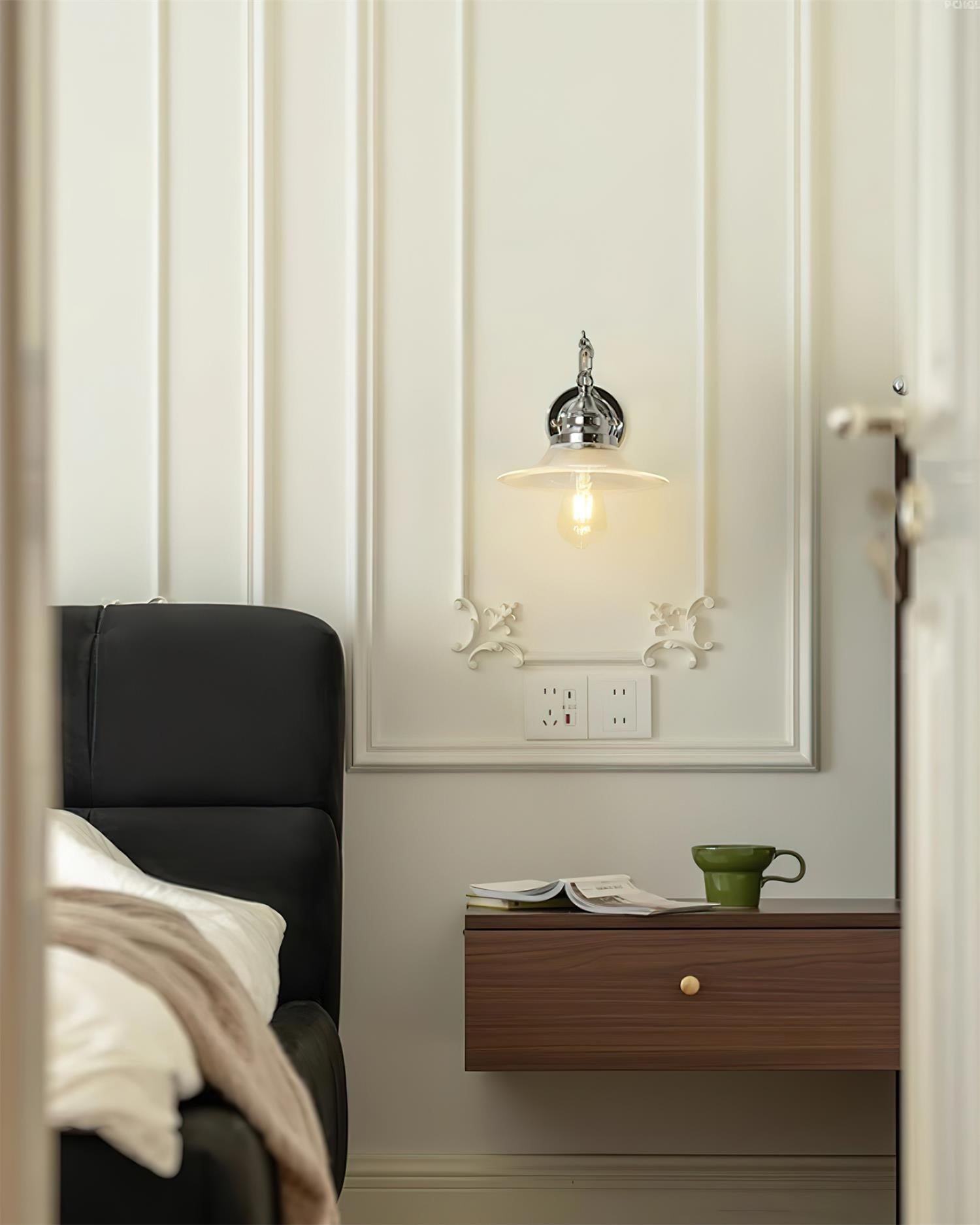 Perivo Polished Chrome Wall Lamp - Neutralighting