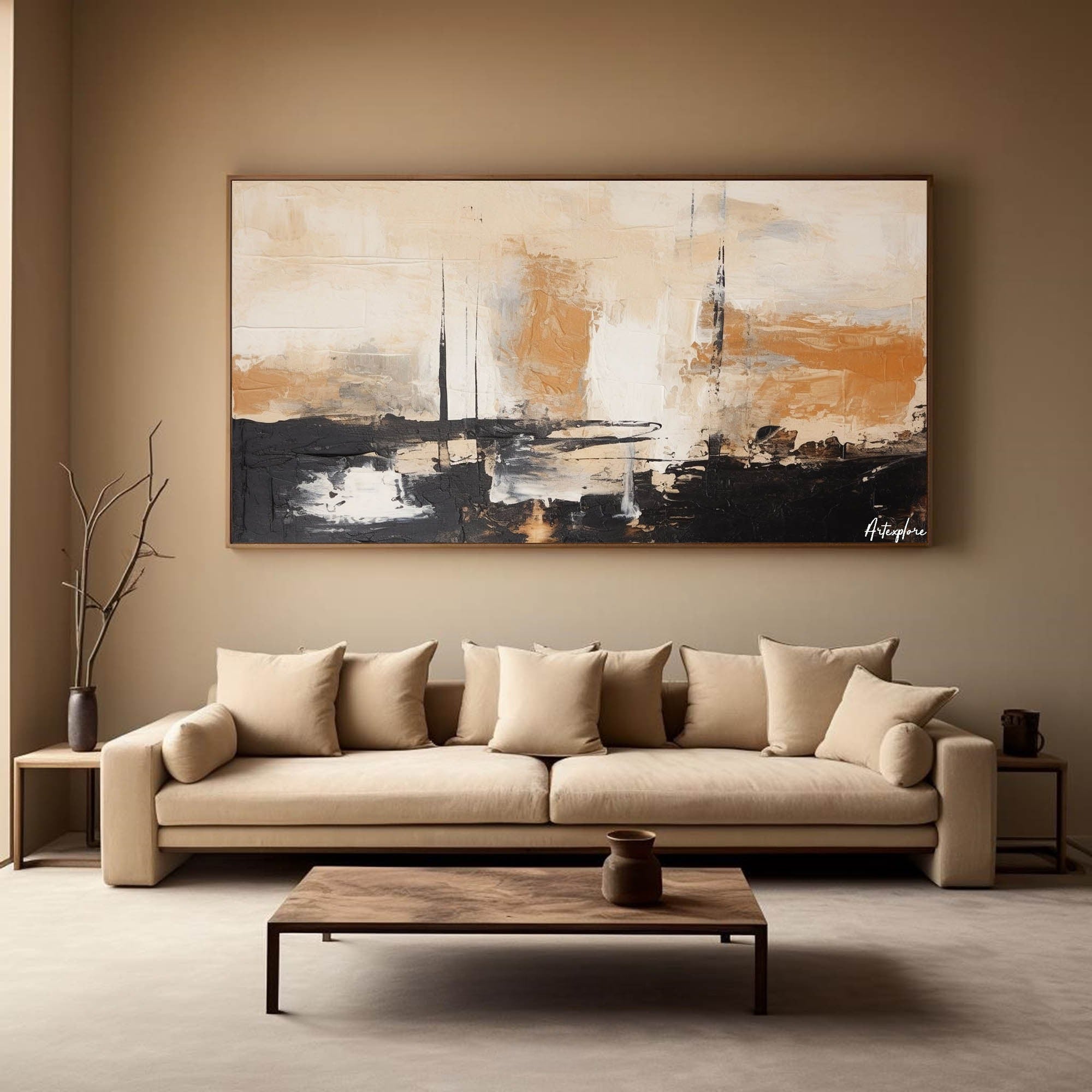 Wall Art Vintage Industrial Skyline