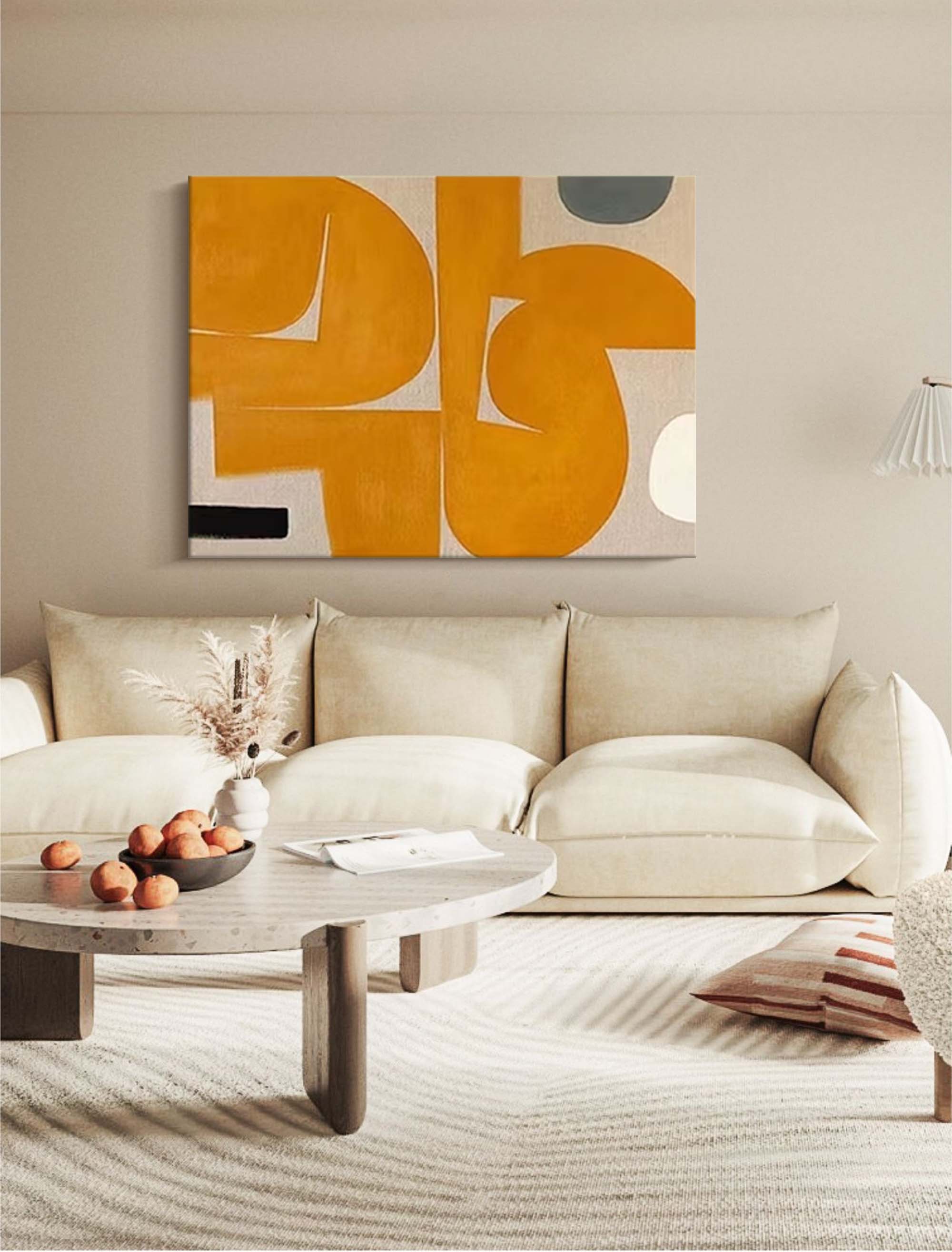 Wall Art Abstract Retro Pop Art Playful