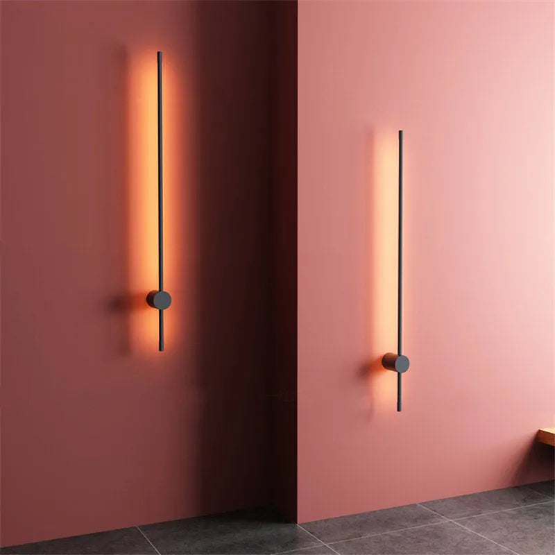 Eonix Minimalist Rotatable Linear Outdoor Wall Lamp, Black - Neutralighting