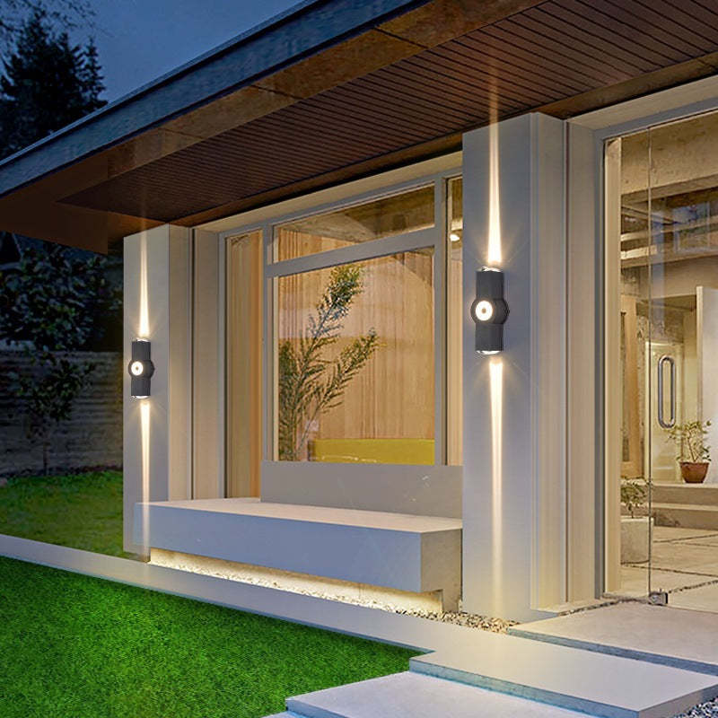 Ovelo Modern Waterproof Minimalist Cross Outdoor Wall Light Garden/Corridor