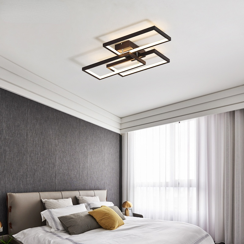 Arisha Rectangular Flush Mount Ceiling Light, 2 Colour - Neutralighting