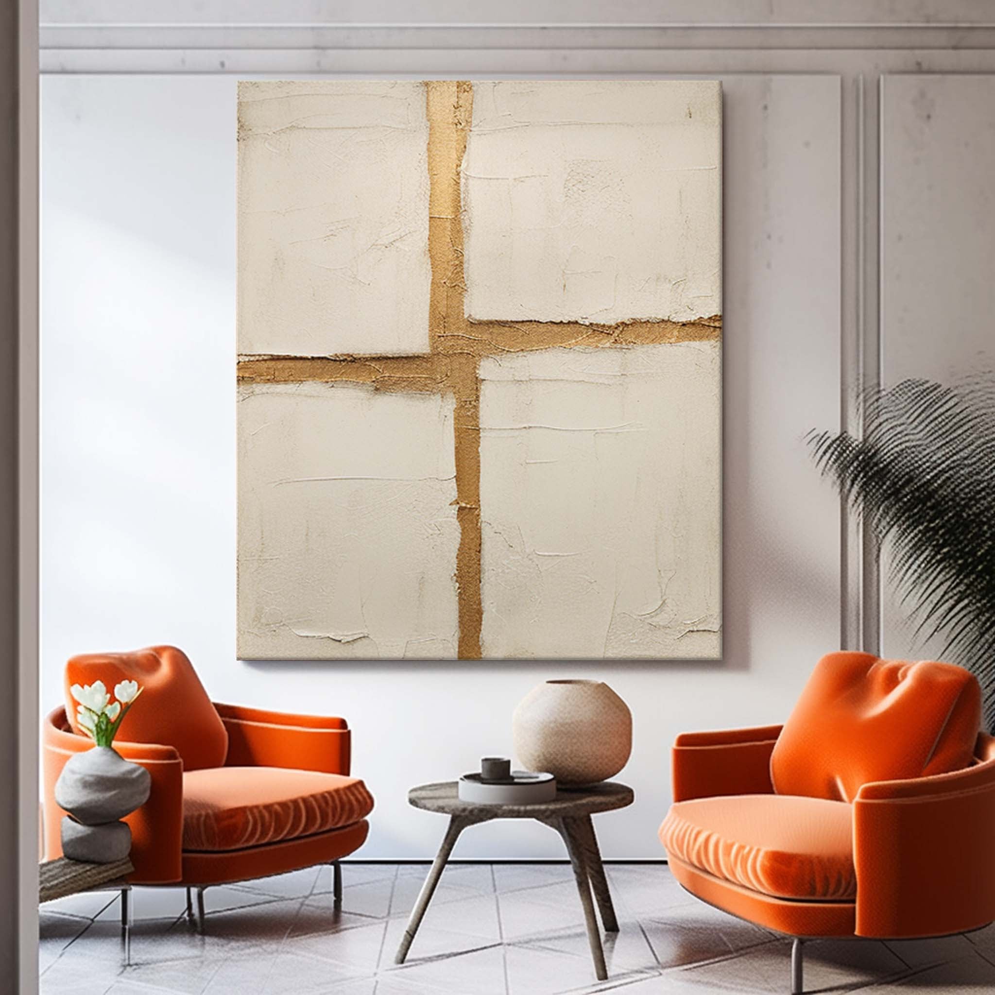 Wall Art Abstract Modern Organic Geometric