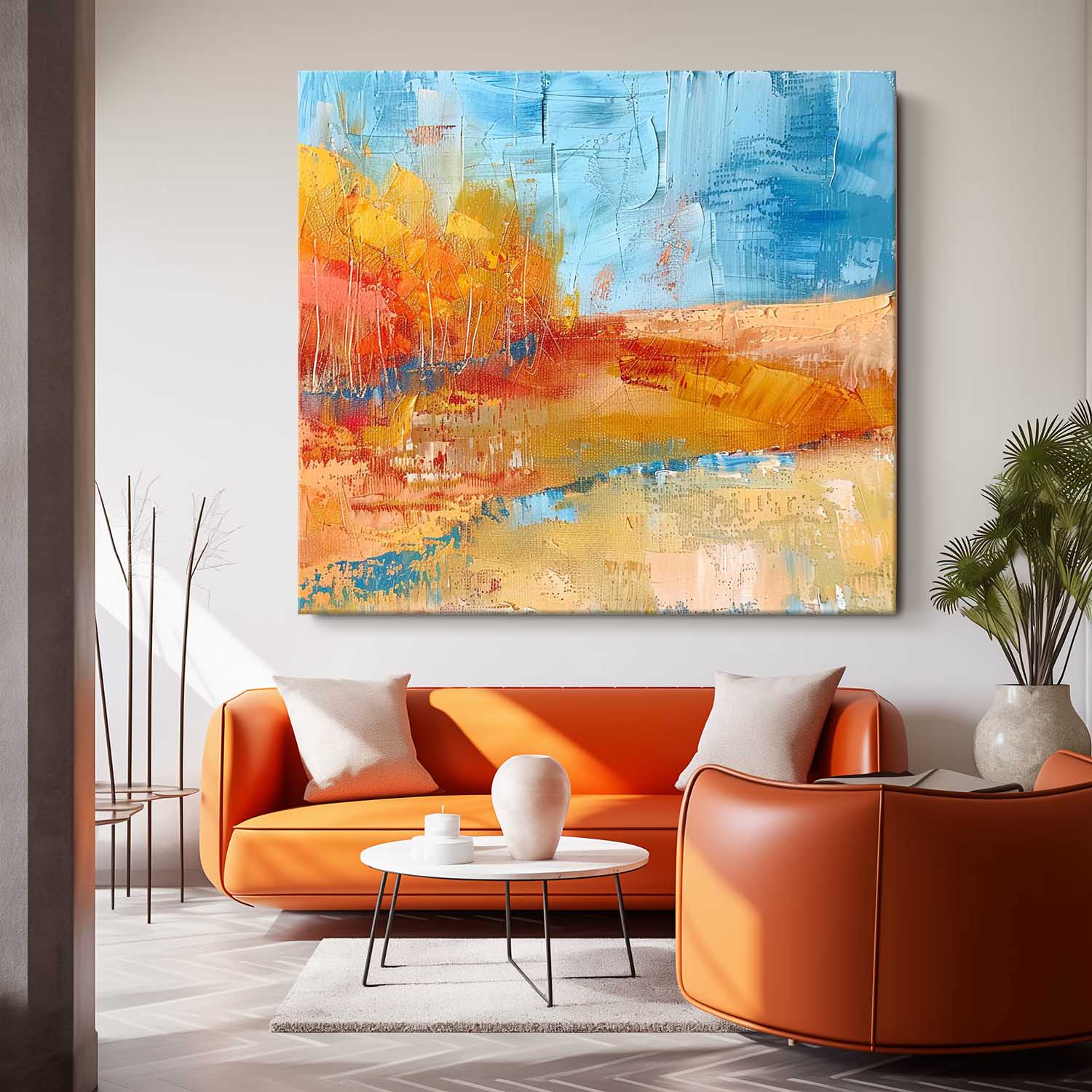 Wall Art Contemporary Abstract Expressionist Autumn