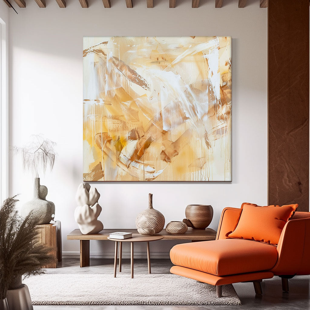 Wall Art Abstract Contemporary Serene Decor