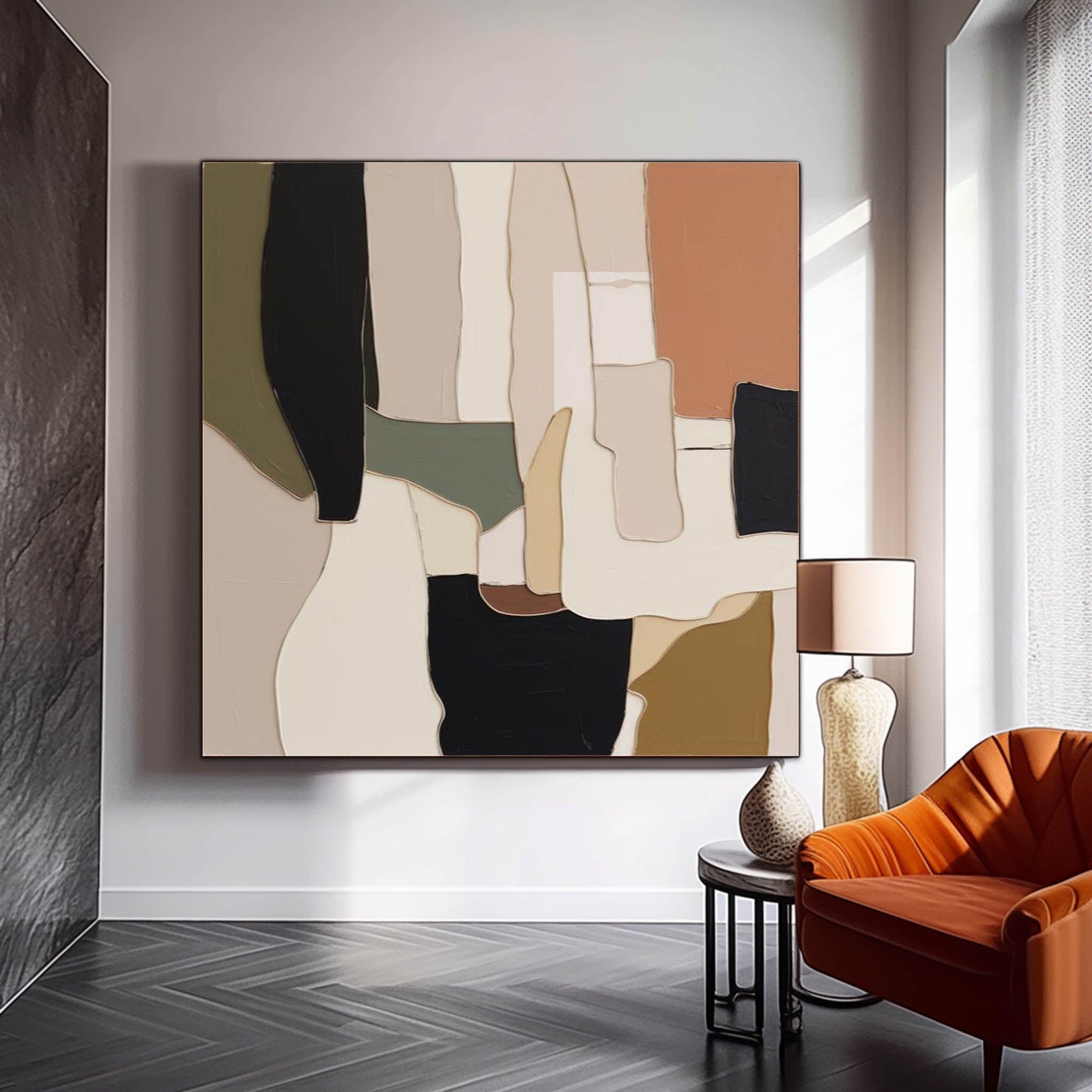Wall Art Abstract Wabi-Sabi Neutral