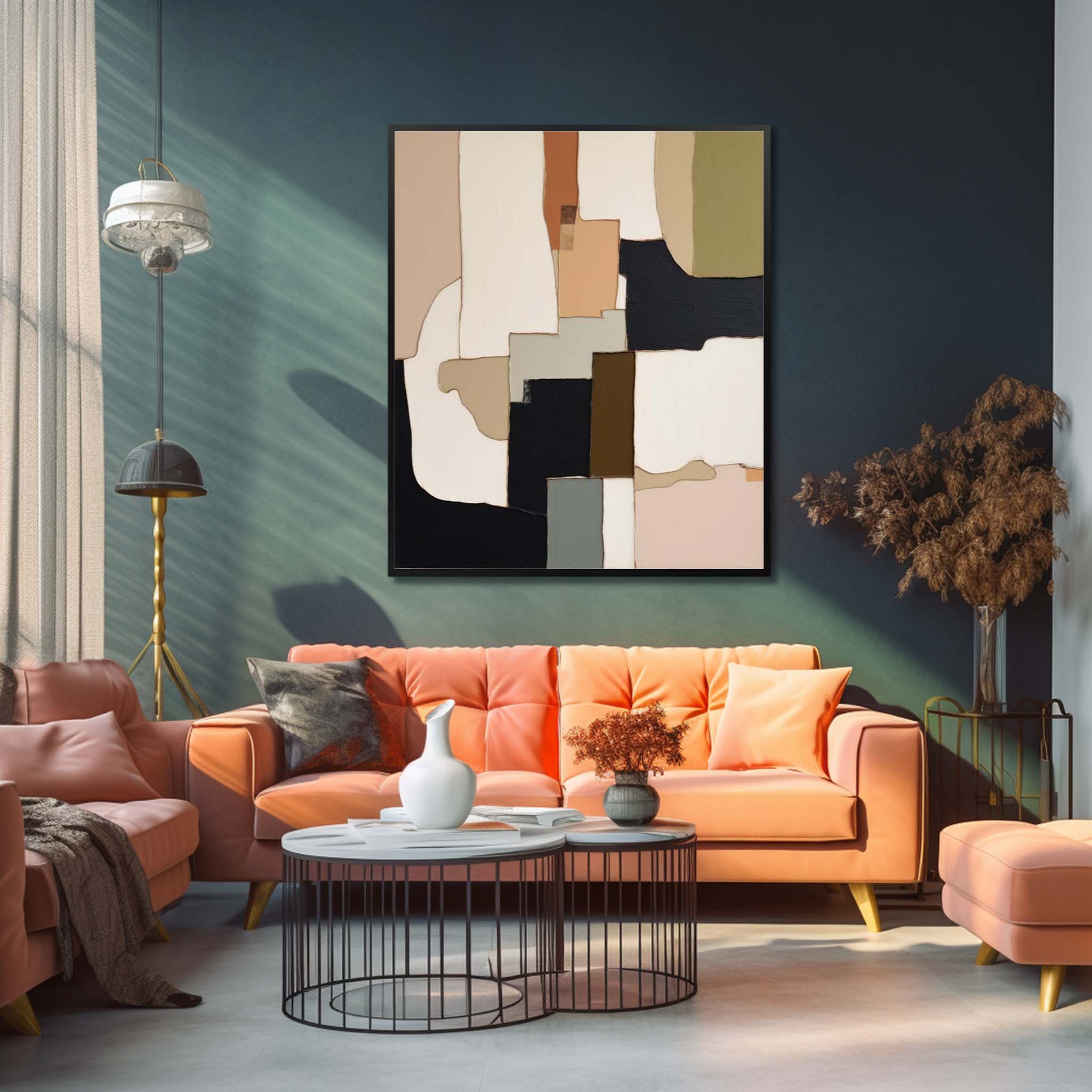 Wall Art Serene Abstract Earthy Decor