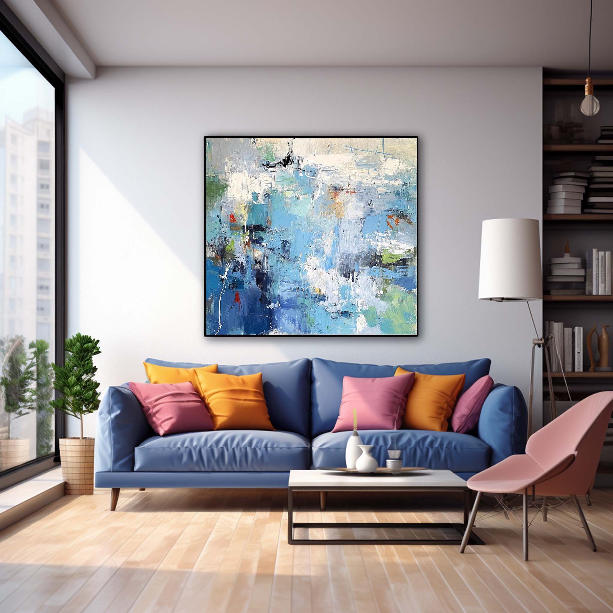 Wall Art Serene Calm Coastal Abstract