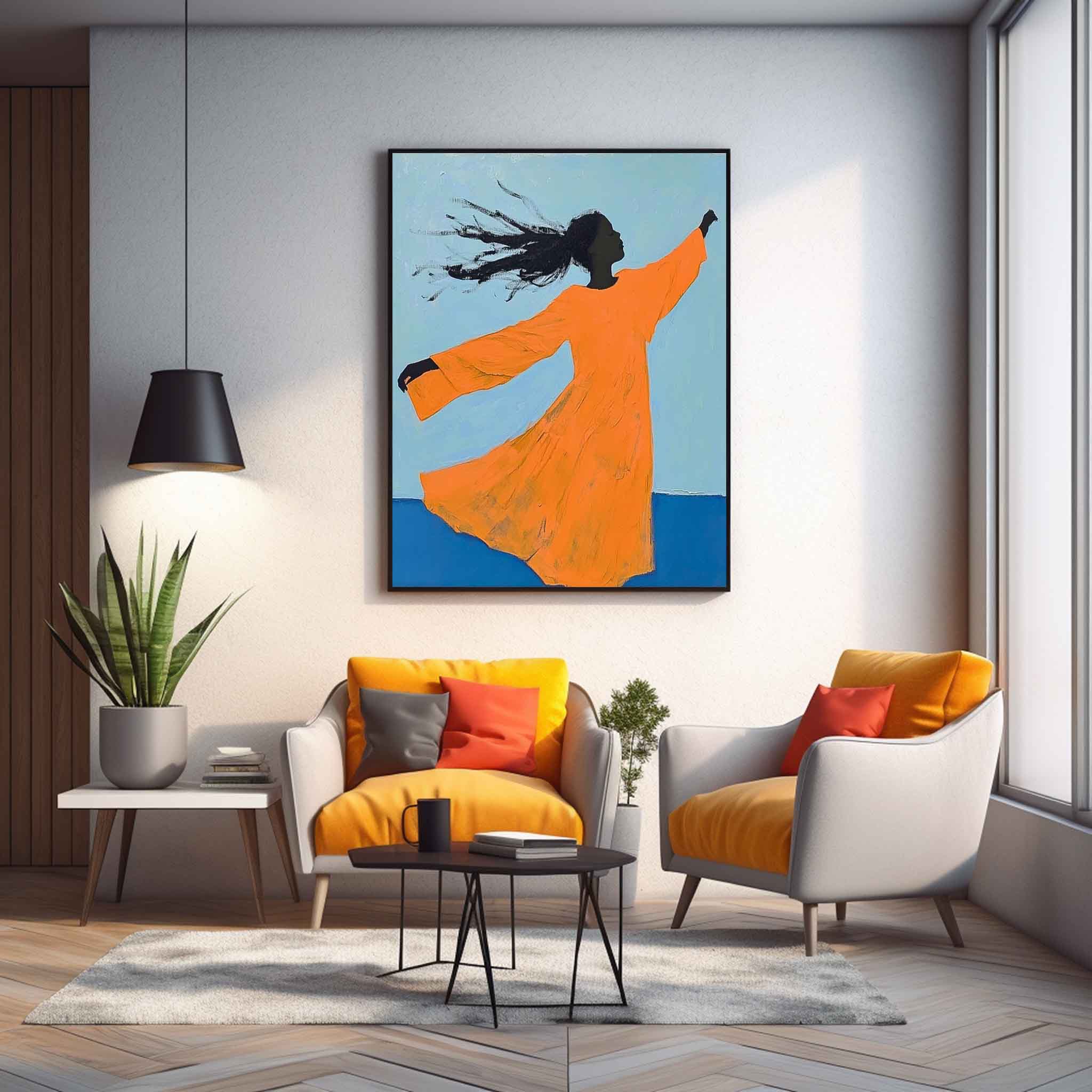Wall Art People Minimalist Scandinavian Warm