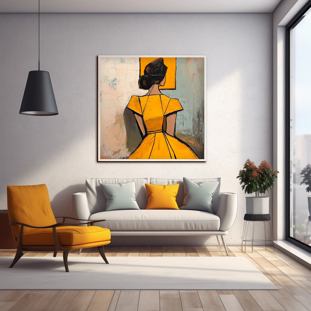 Wall Art People Geometric Cubism Artistic