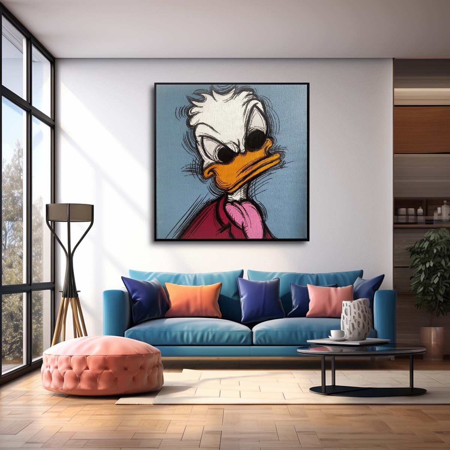 Donald Duck Graffiti Art PE194 - Neutralighting
