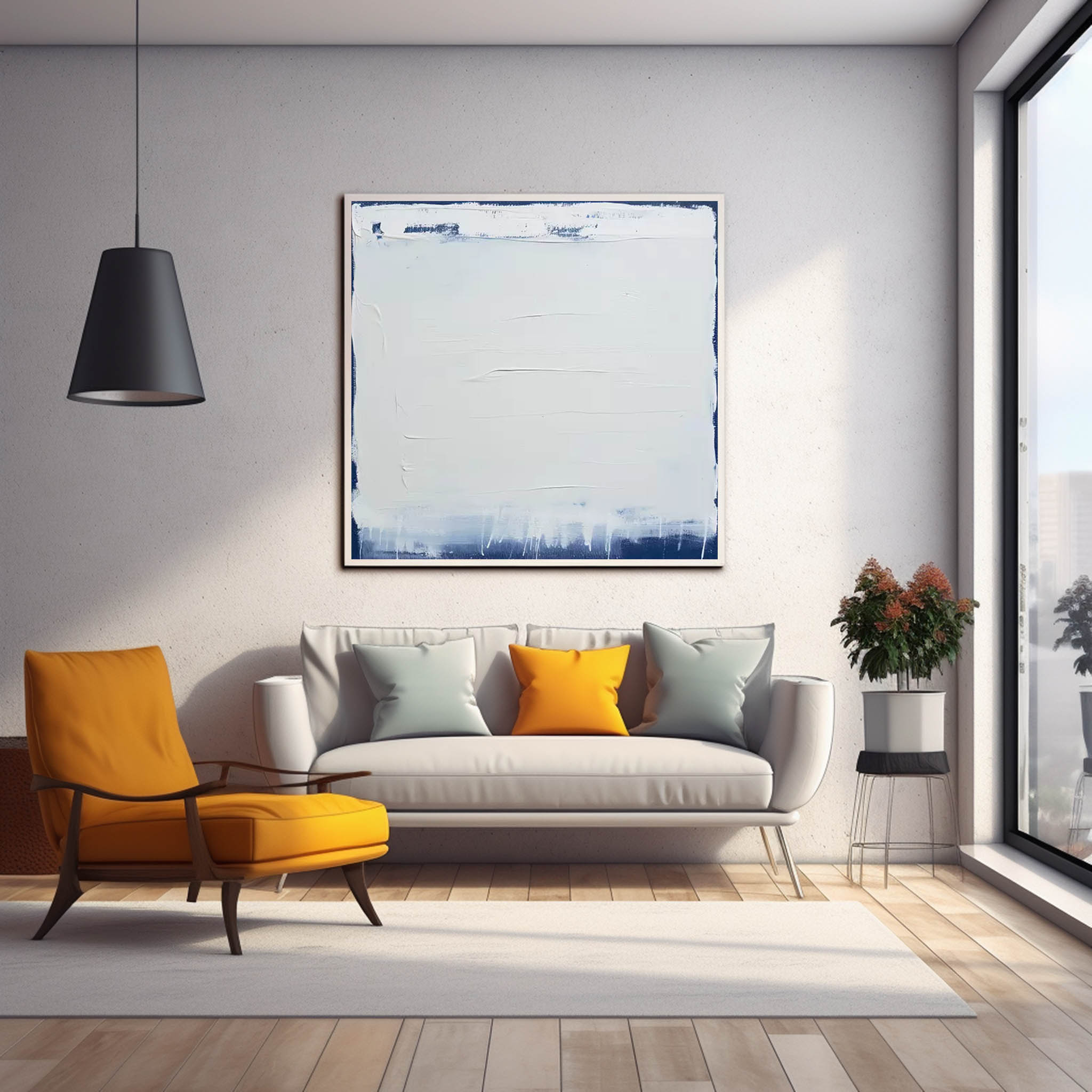 Wall Art Minimalist Gradient Modern Elegant