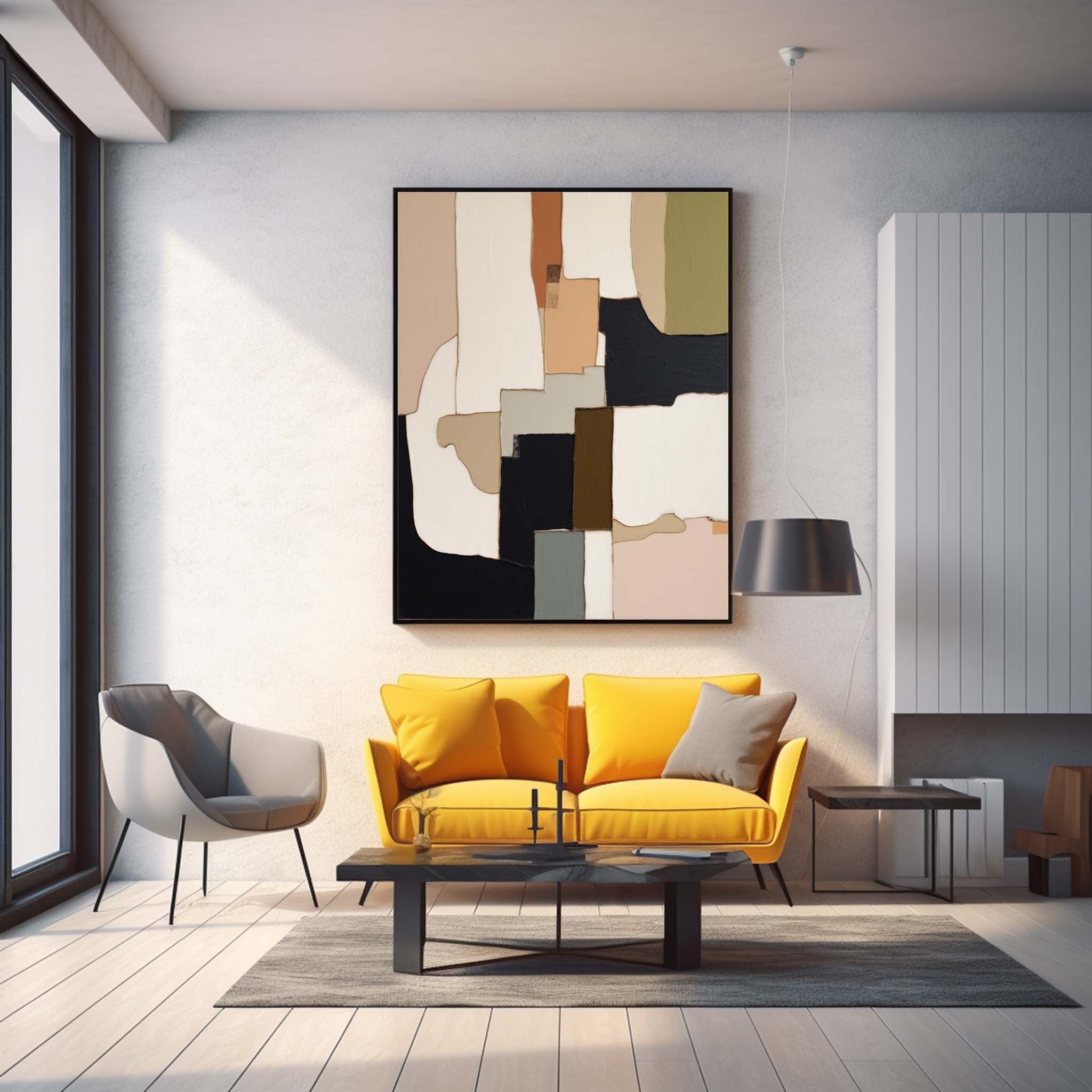 Wall Art Serene Abstract Earthy Decor