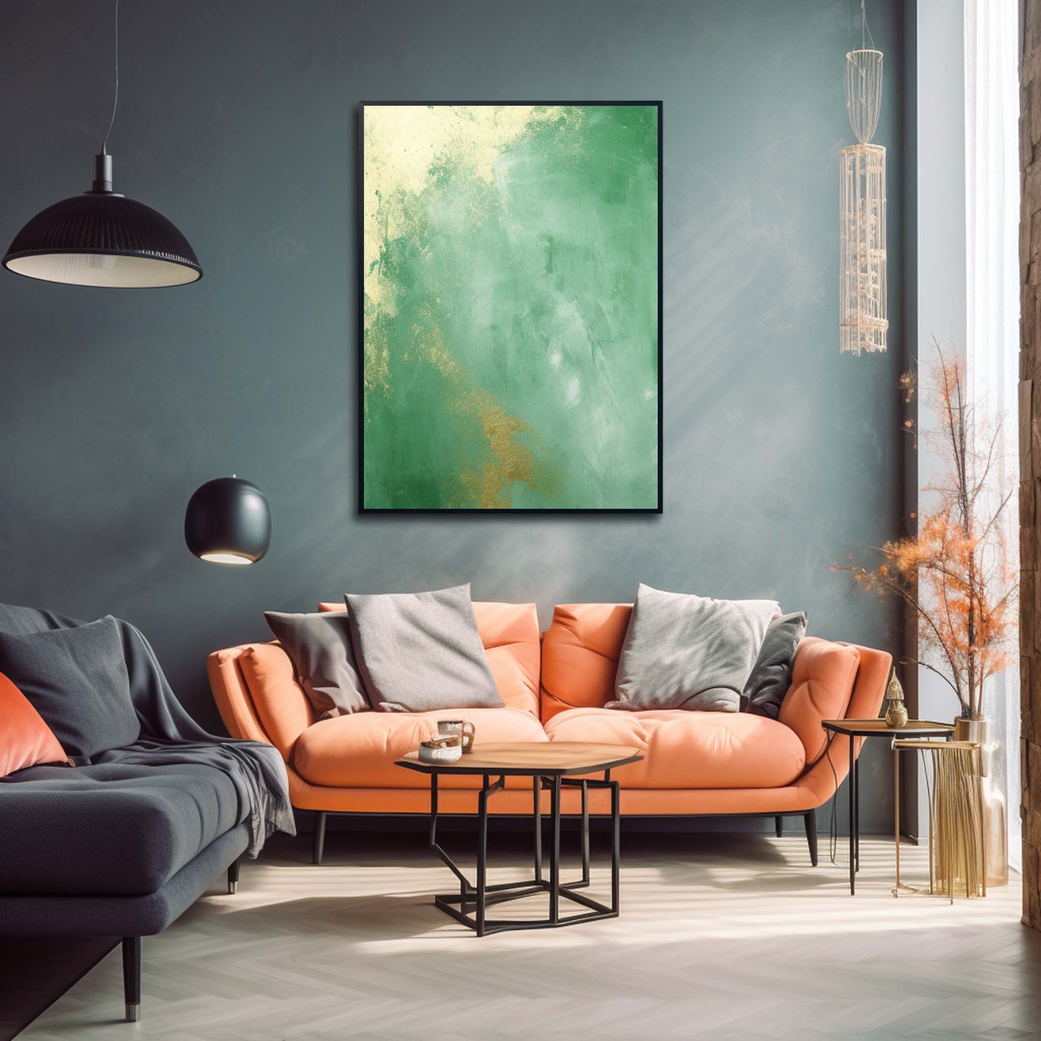 Wall Art Fluid Watercolor Abstract Nature