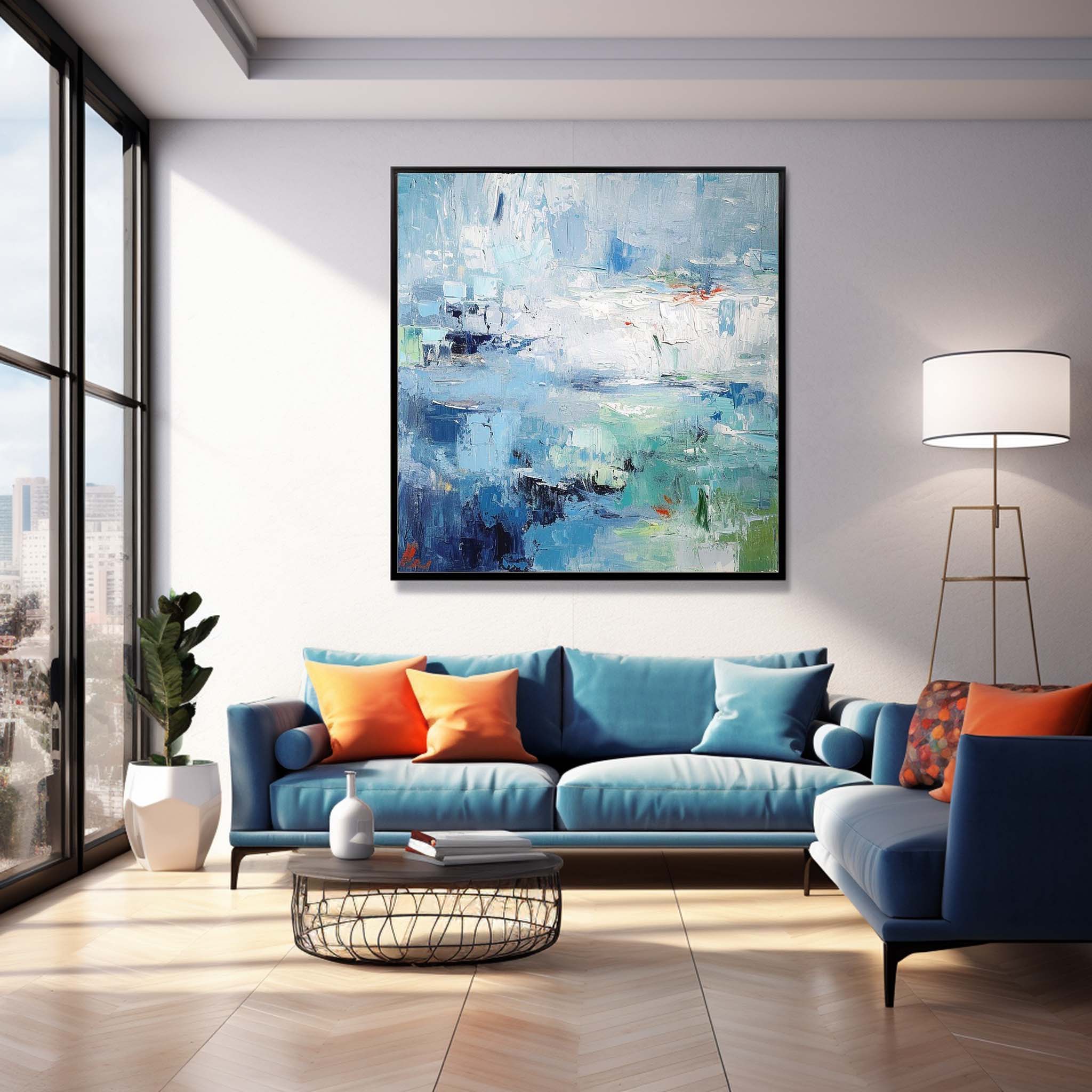 Wall Art Cool Fresh Abstract Seascape