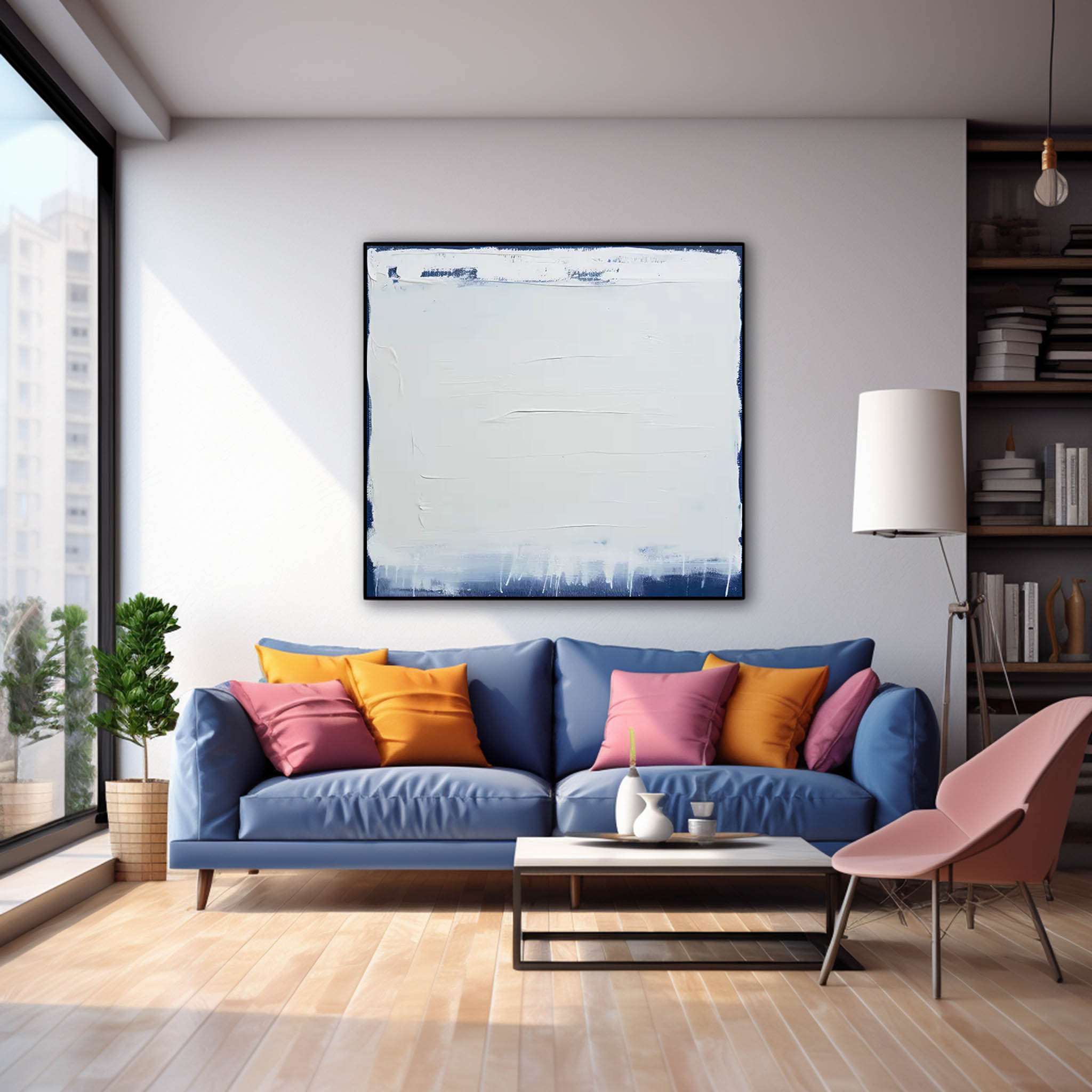 Wall Art Minimalist Gradient Modern Elegant
