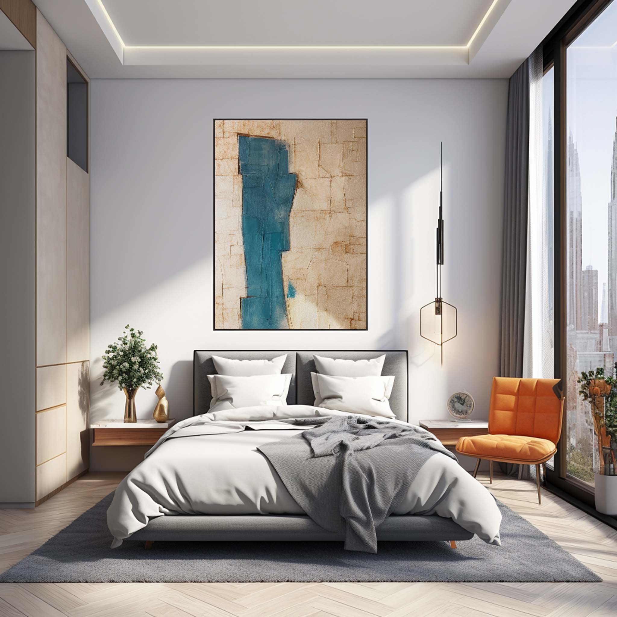 Wall Art Abstract Serene Calm Zen Raw
