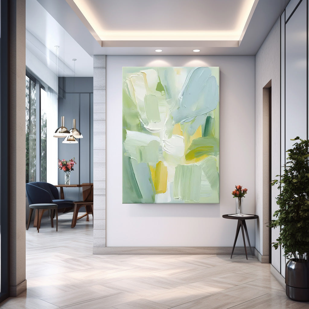 Wall Art Abstract Vibrant Contemporary Impasto