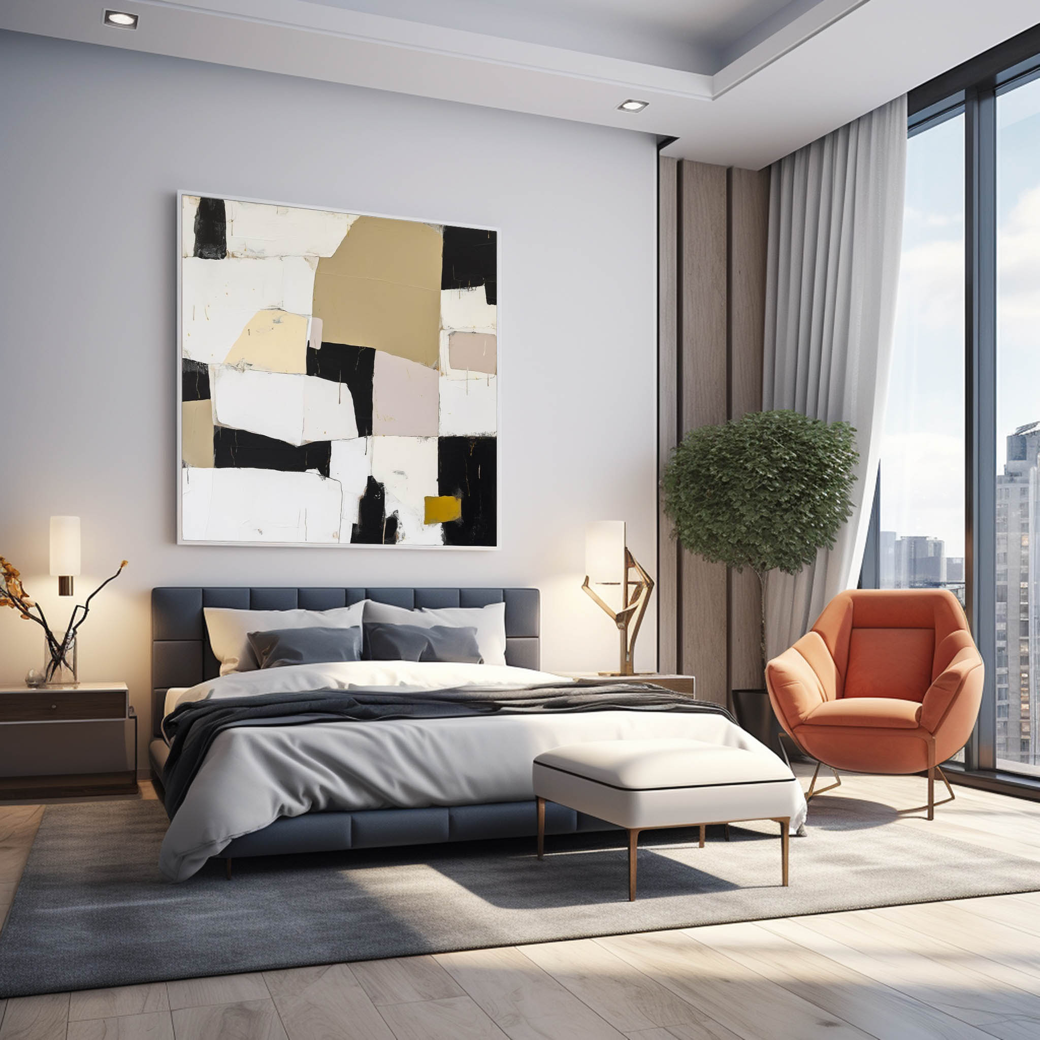 Wall Art Wabi-Sabi Neutral Abstract Serene