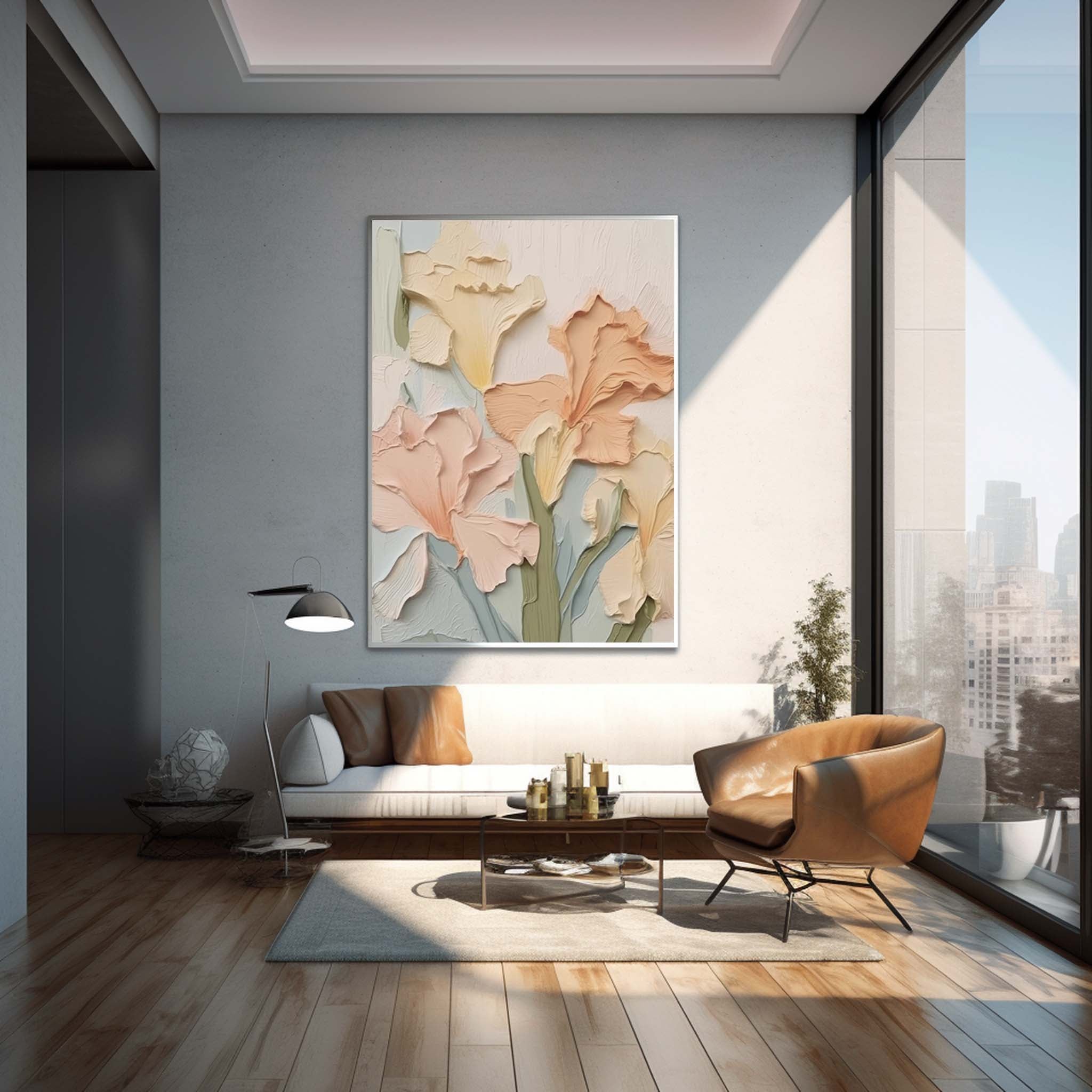 Flower Canvas Art FL028 - Neutralighting
