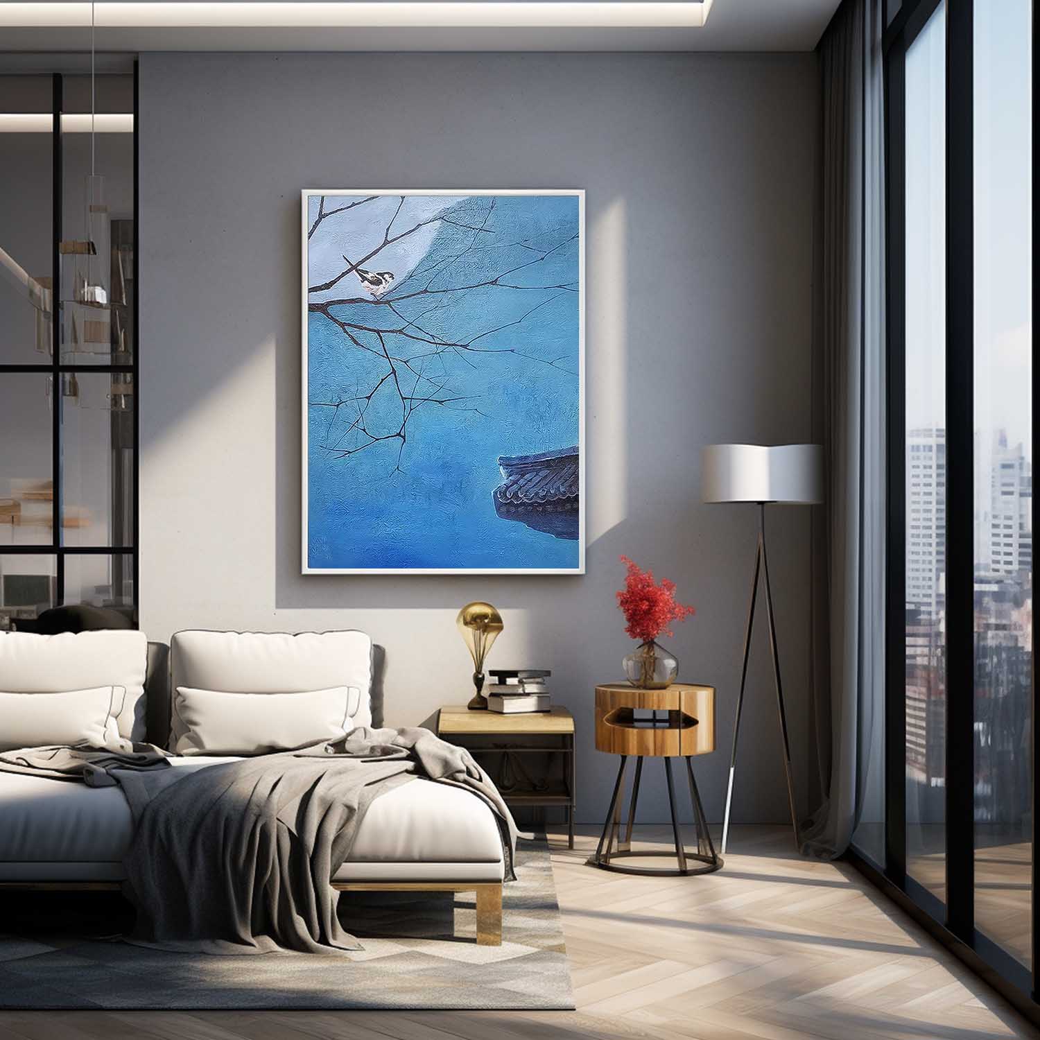 Wall Art Landscape Oriental Night Meditative Design