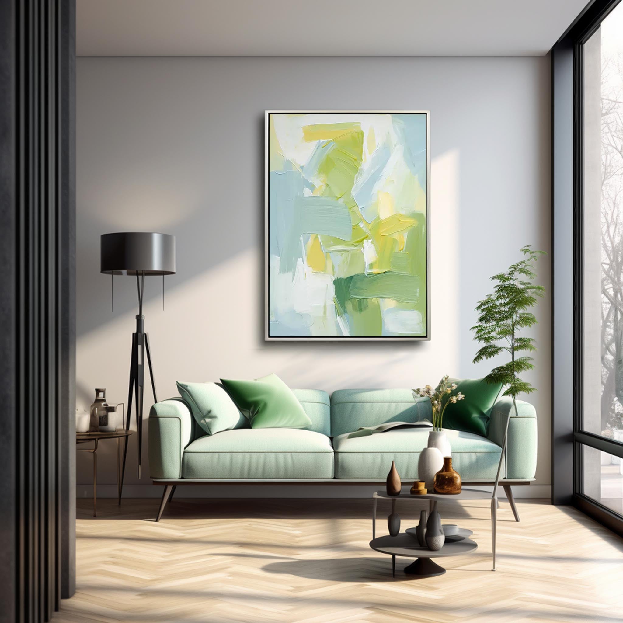 Abstract Canvas Art AB302 - Neutralighting