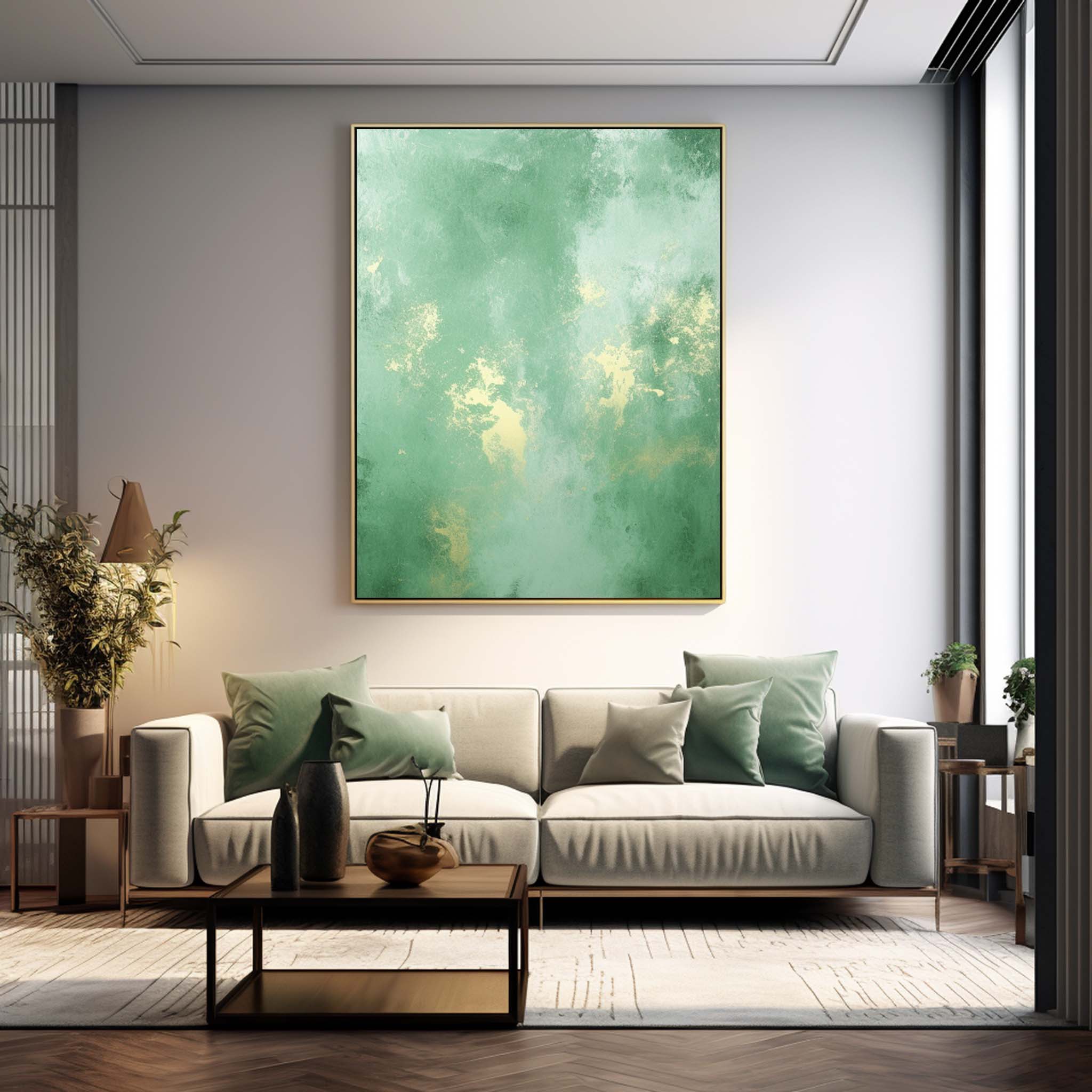 Wall Art Abstract Gradient Geometric Energetic