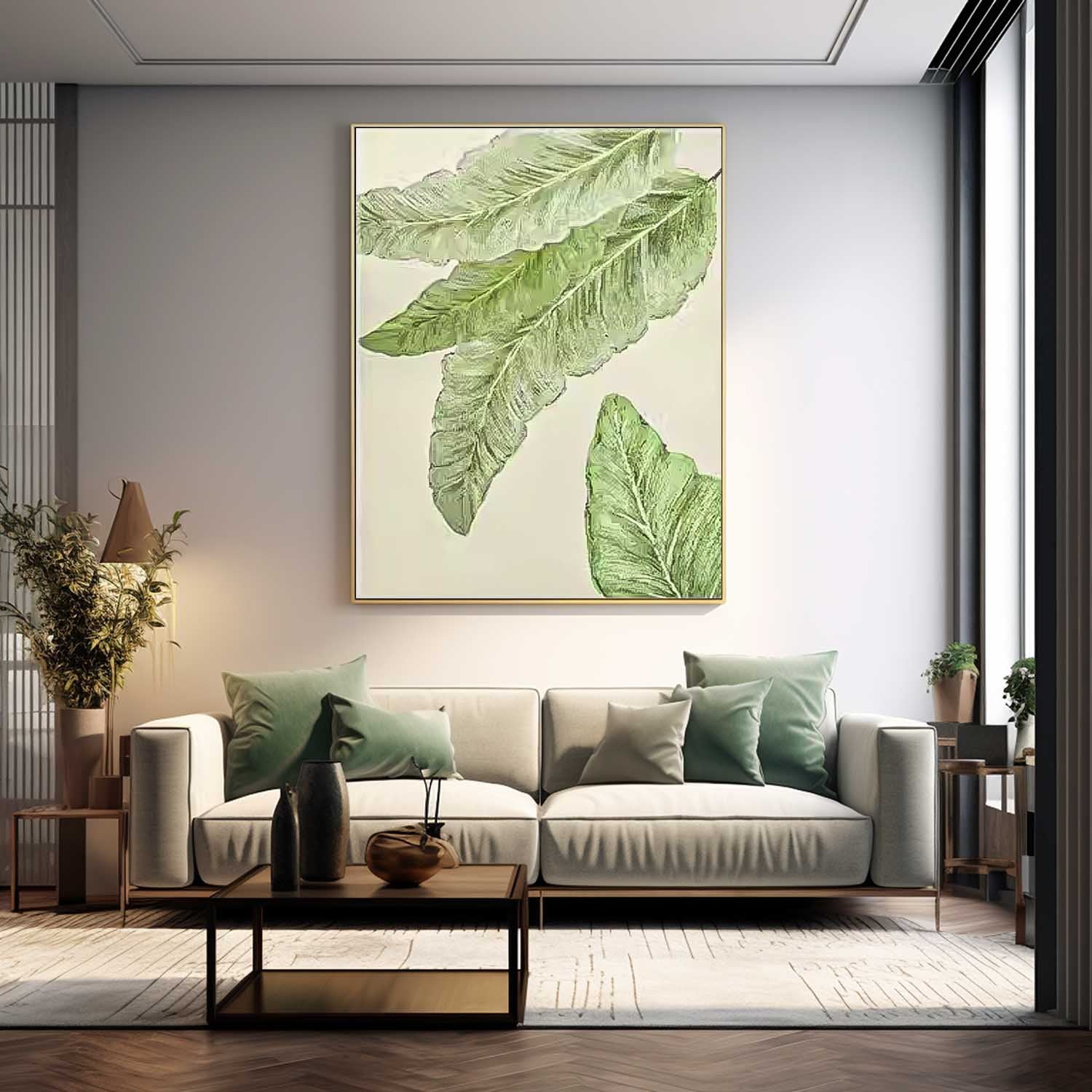 Wall Art Flower Botanical Painterly Modern