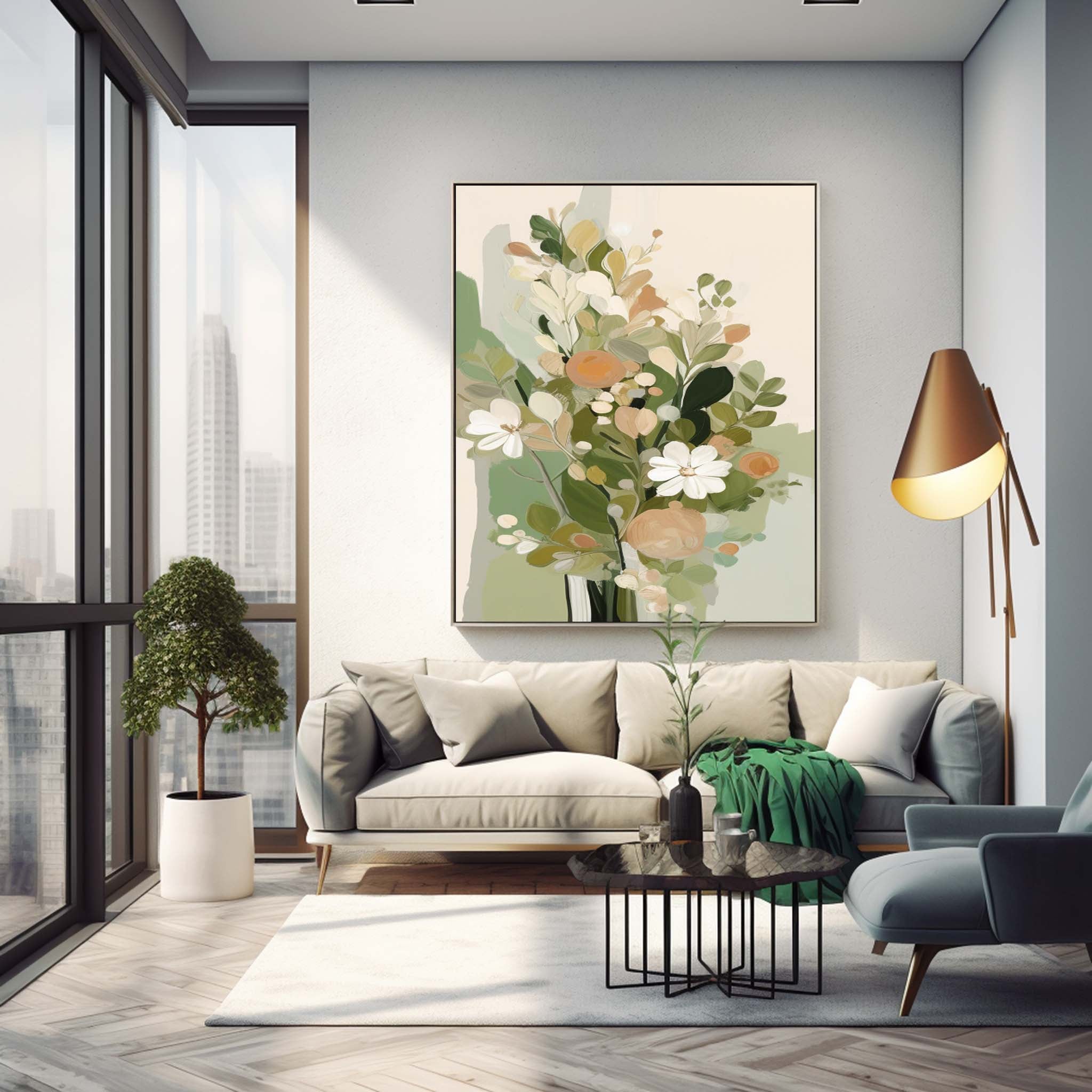 Wall Art Flower Fresh Nature Atmosphere