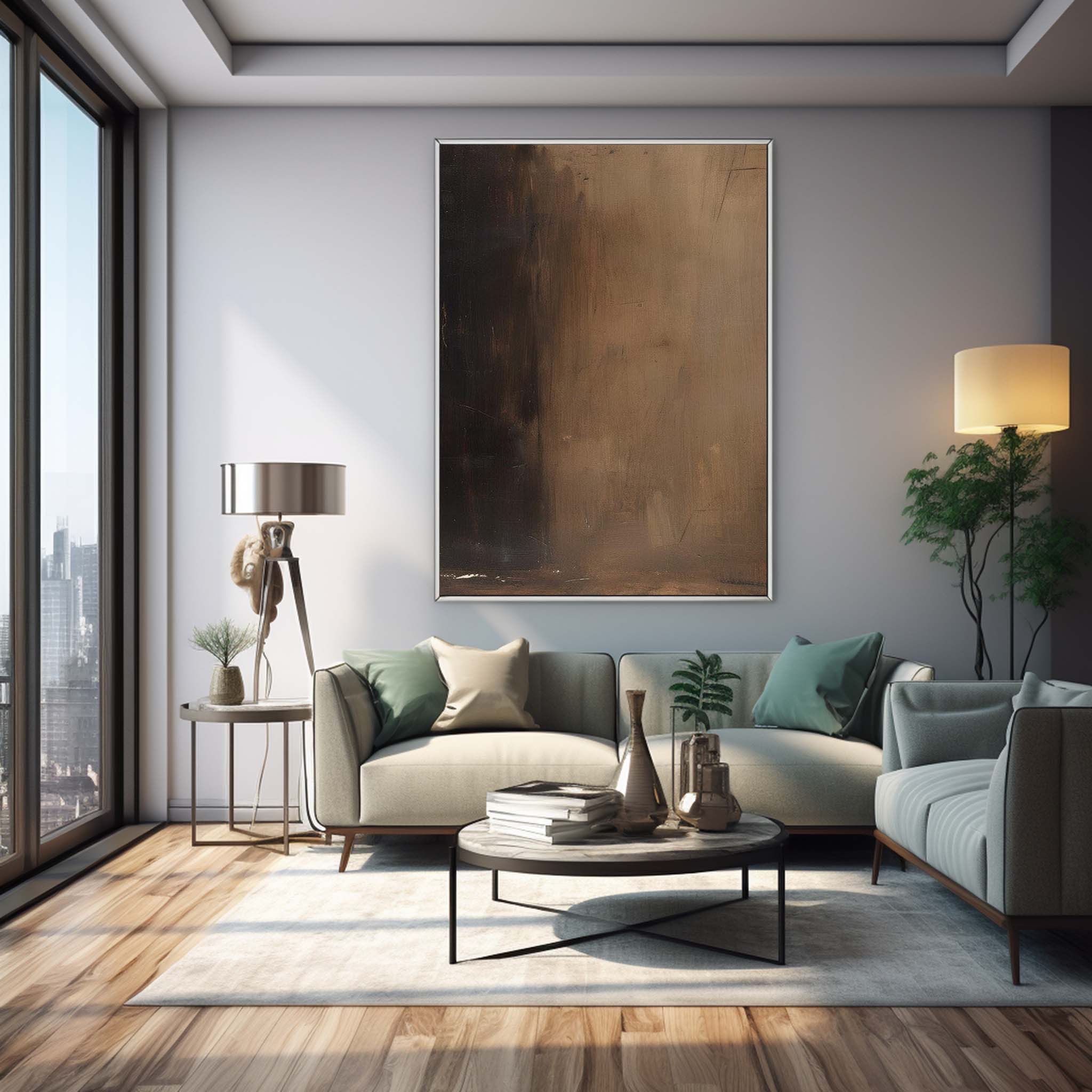 Wall Art Abstract Serene Calm Wabi-Sabi