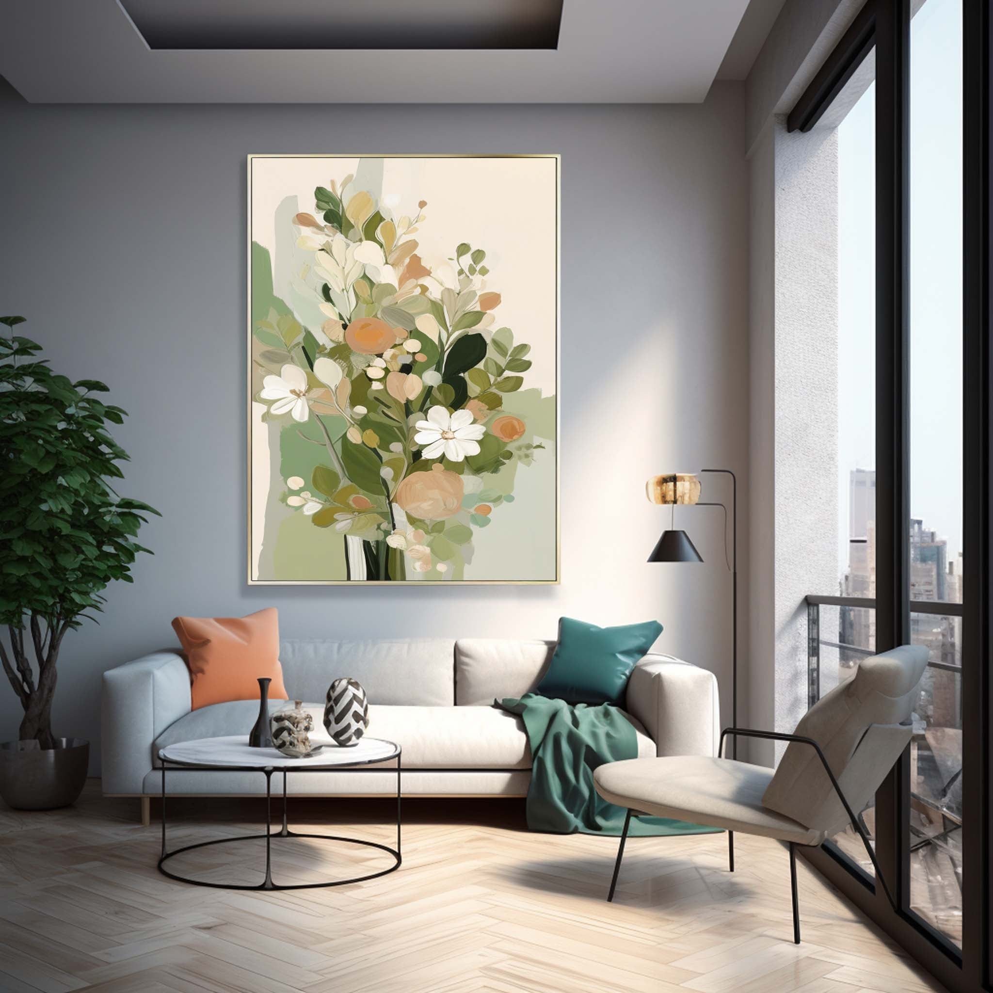 Wall Art Flower Fresh Nature Atmosphere