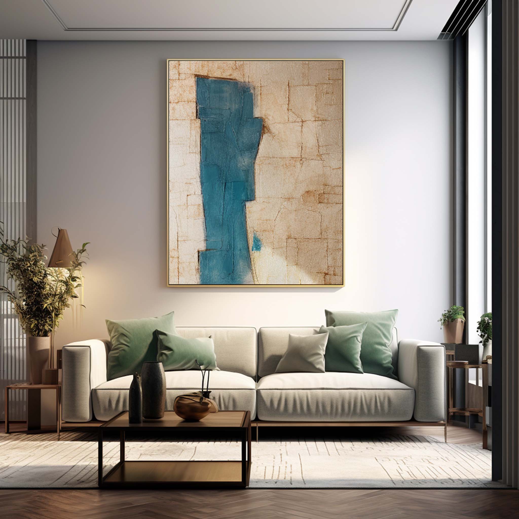 Wall Art Abstract Serene Calm Zen Raw