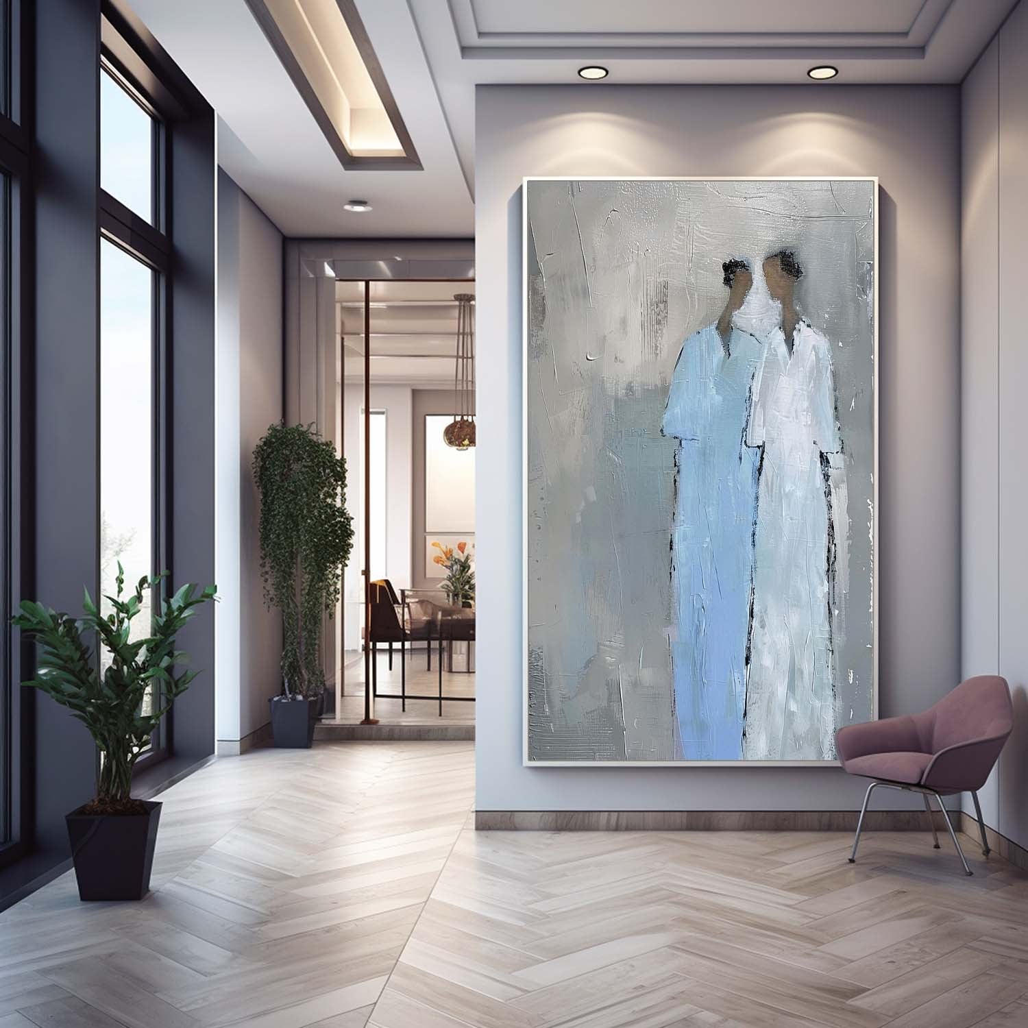 Wall Art People Bohemian Abstract Figurative