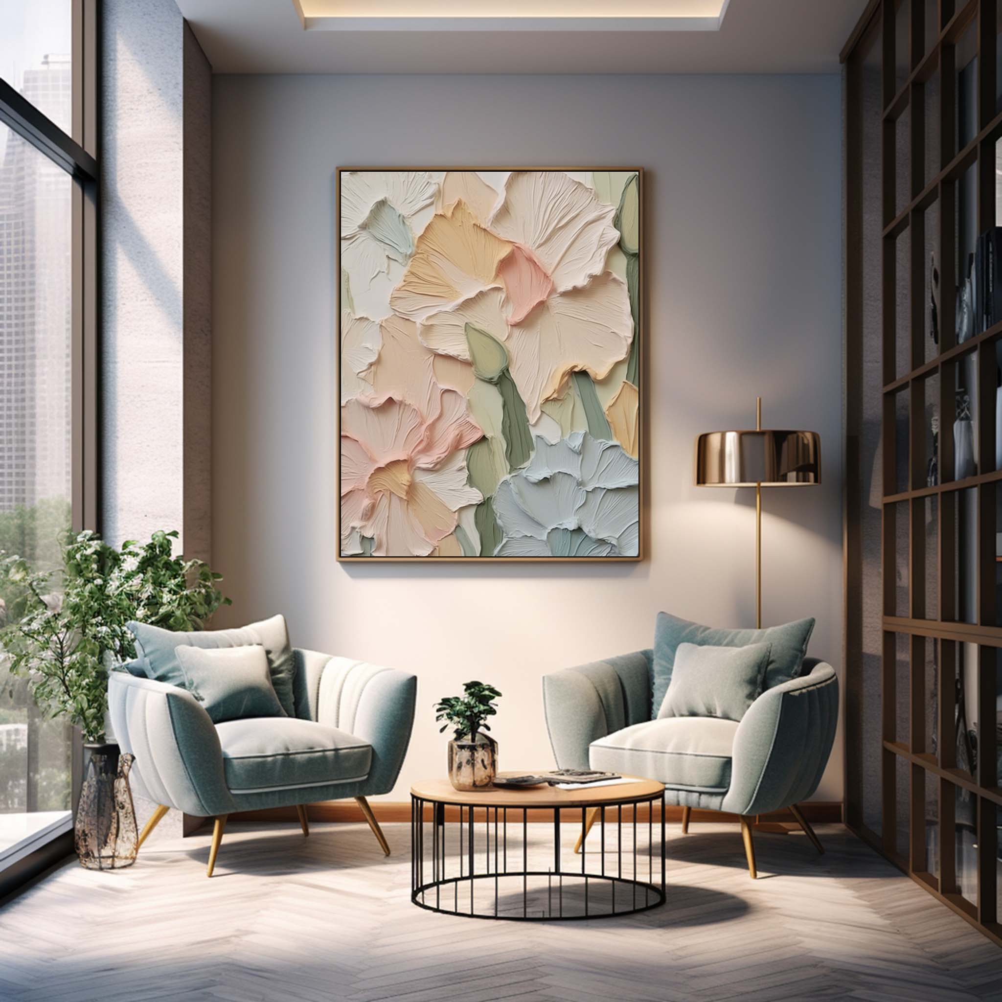 Flower Canvas Art FL027 - Neutralighting