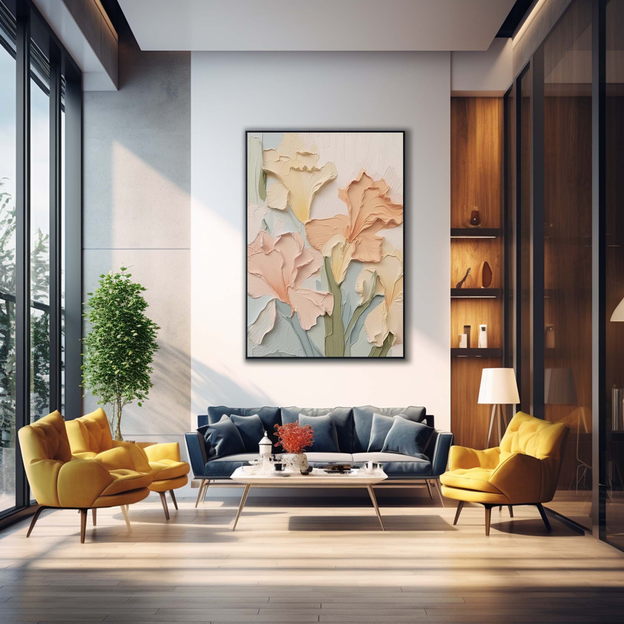 Flower Canvas Art FL028 - Neutralighting