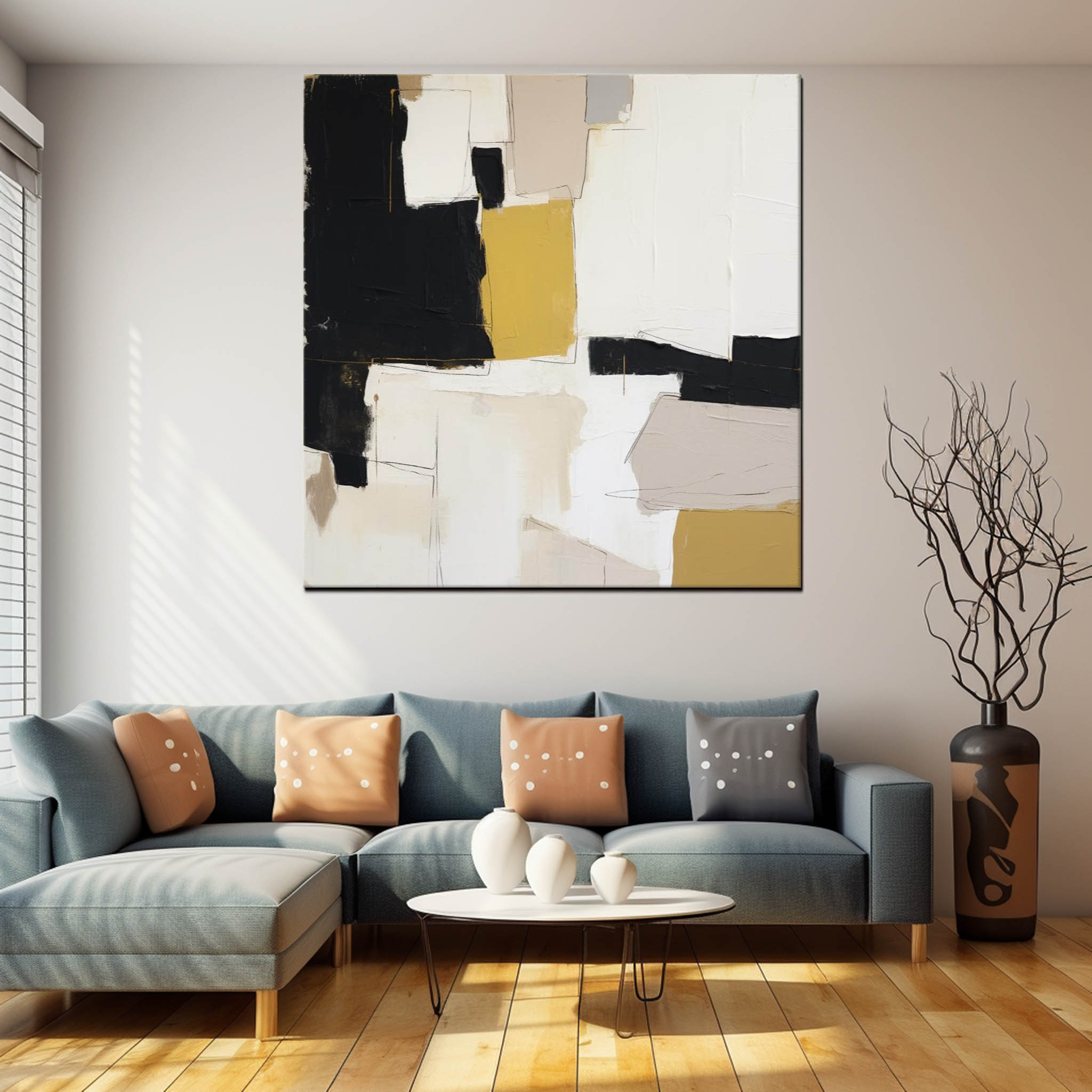 Wall Art Painterly Abstract Contemporary