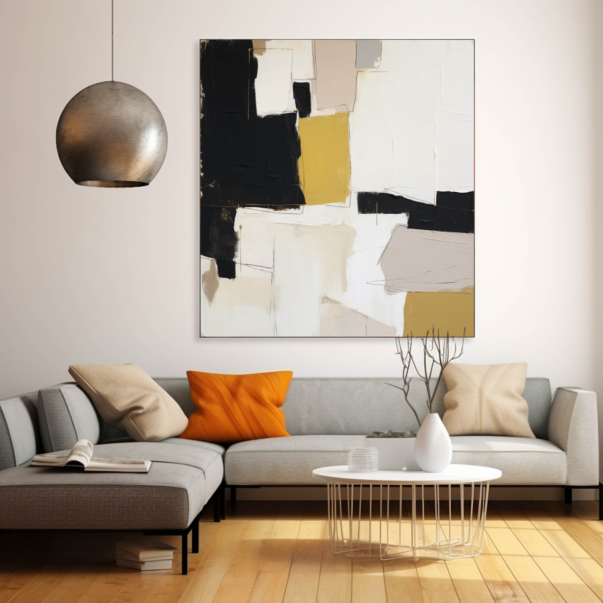 Wall Art Painterly Abstract Contemporary