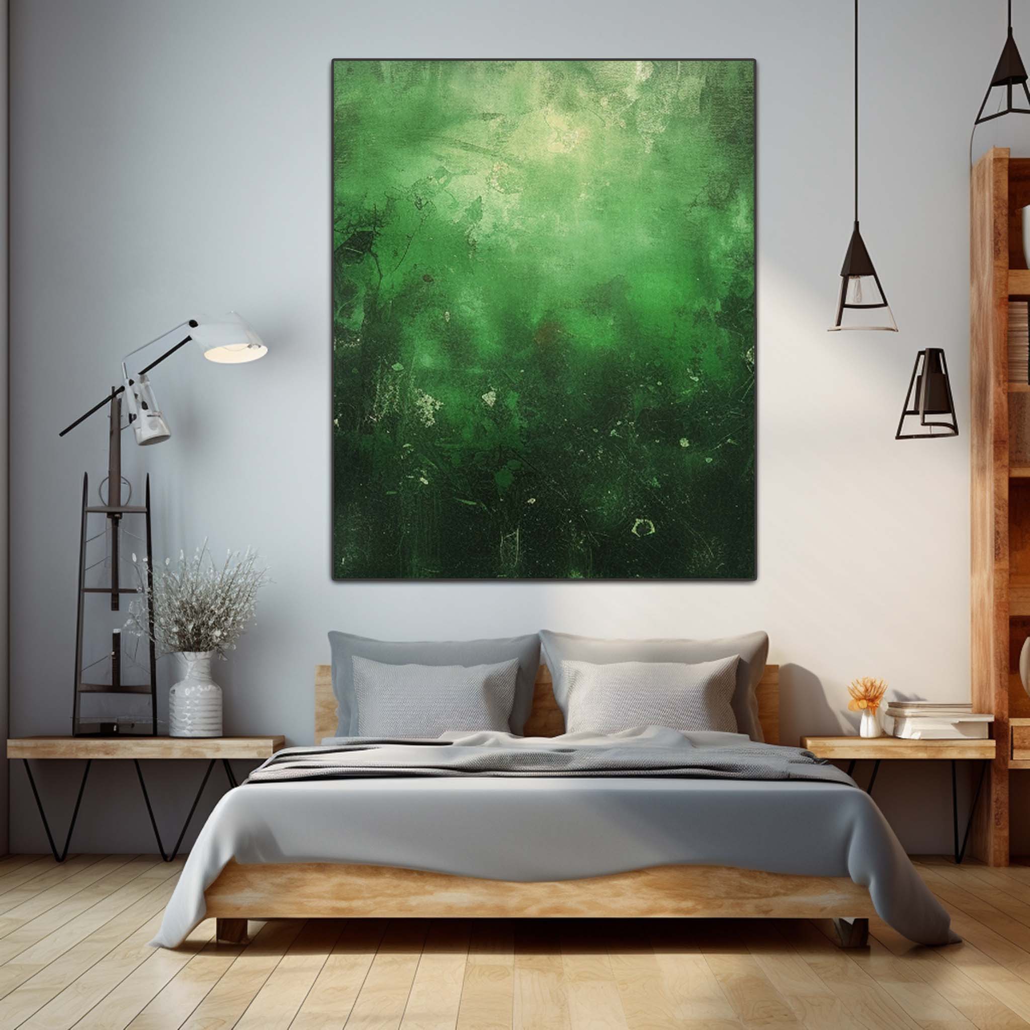 Wall Art Abstract Fluid Watercolor Wash