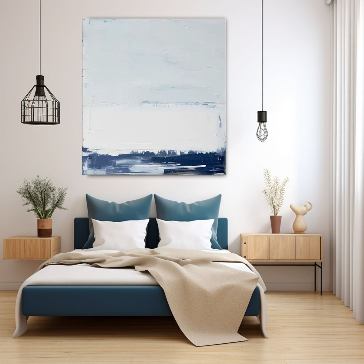 Wall Art Minimalist Contemporary Serene