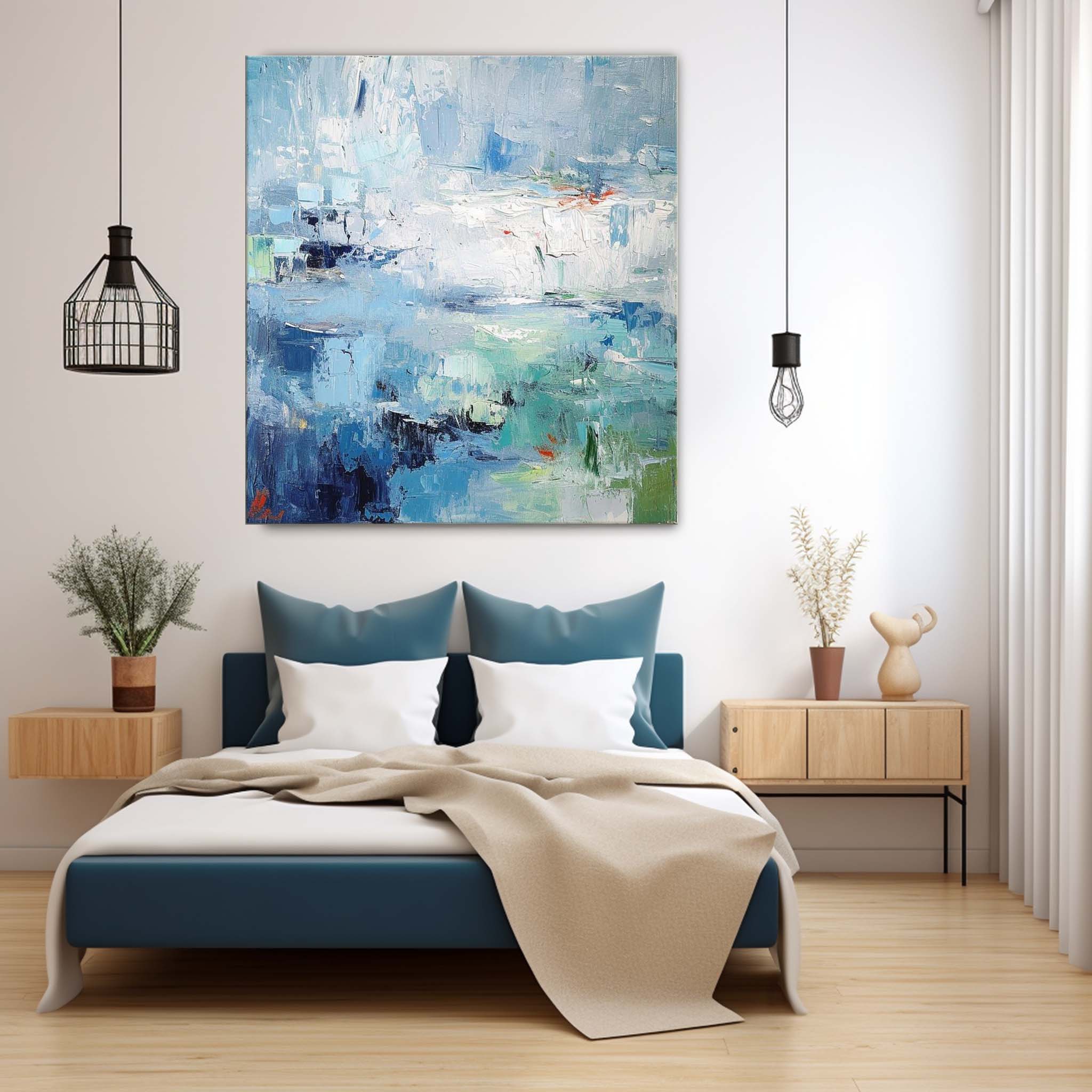 Wall Art Cool Fresh Abstract Seascape